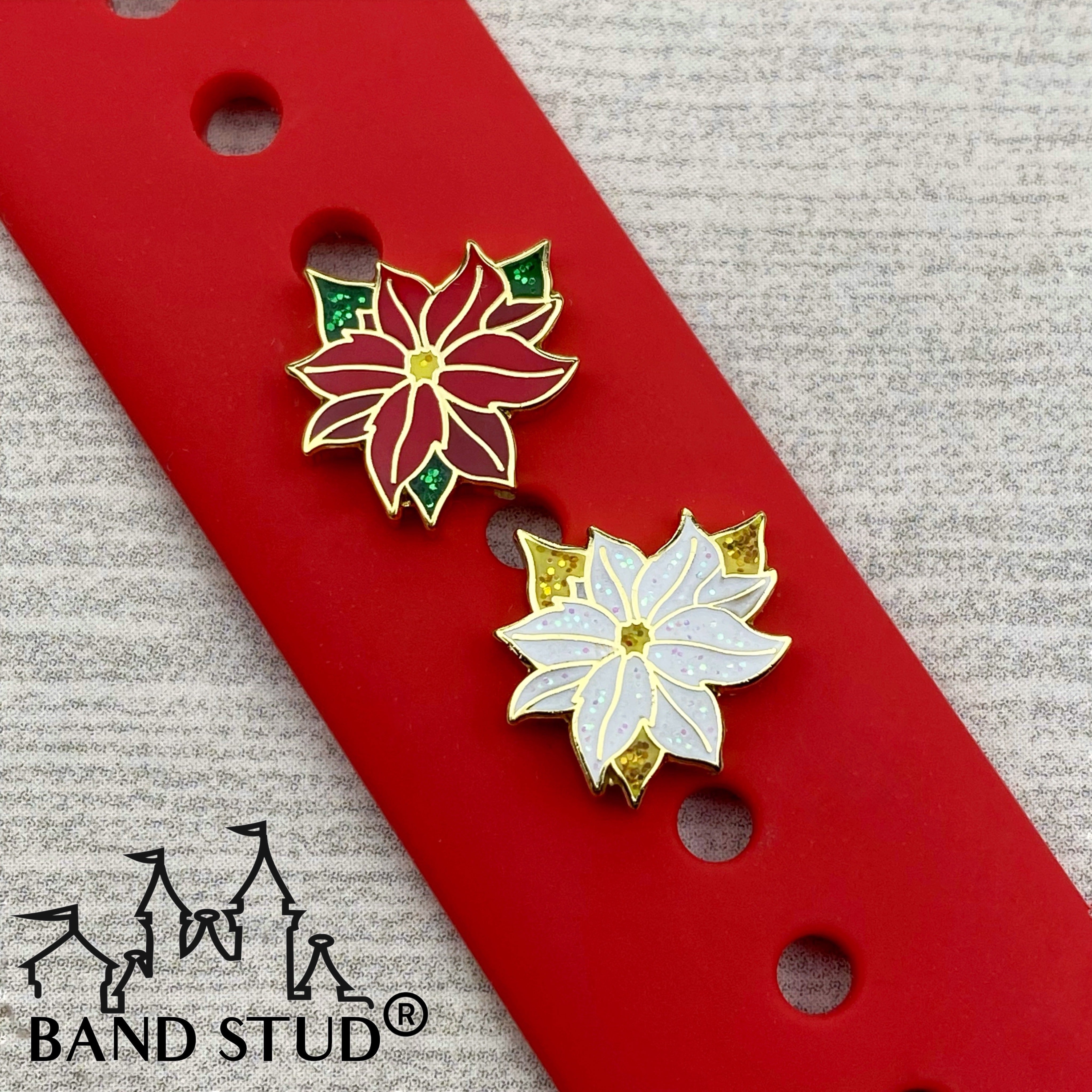 Band Stud® - Christmas Collection - Poinsettia CHRISTMAS MARKDOWN