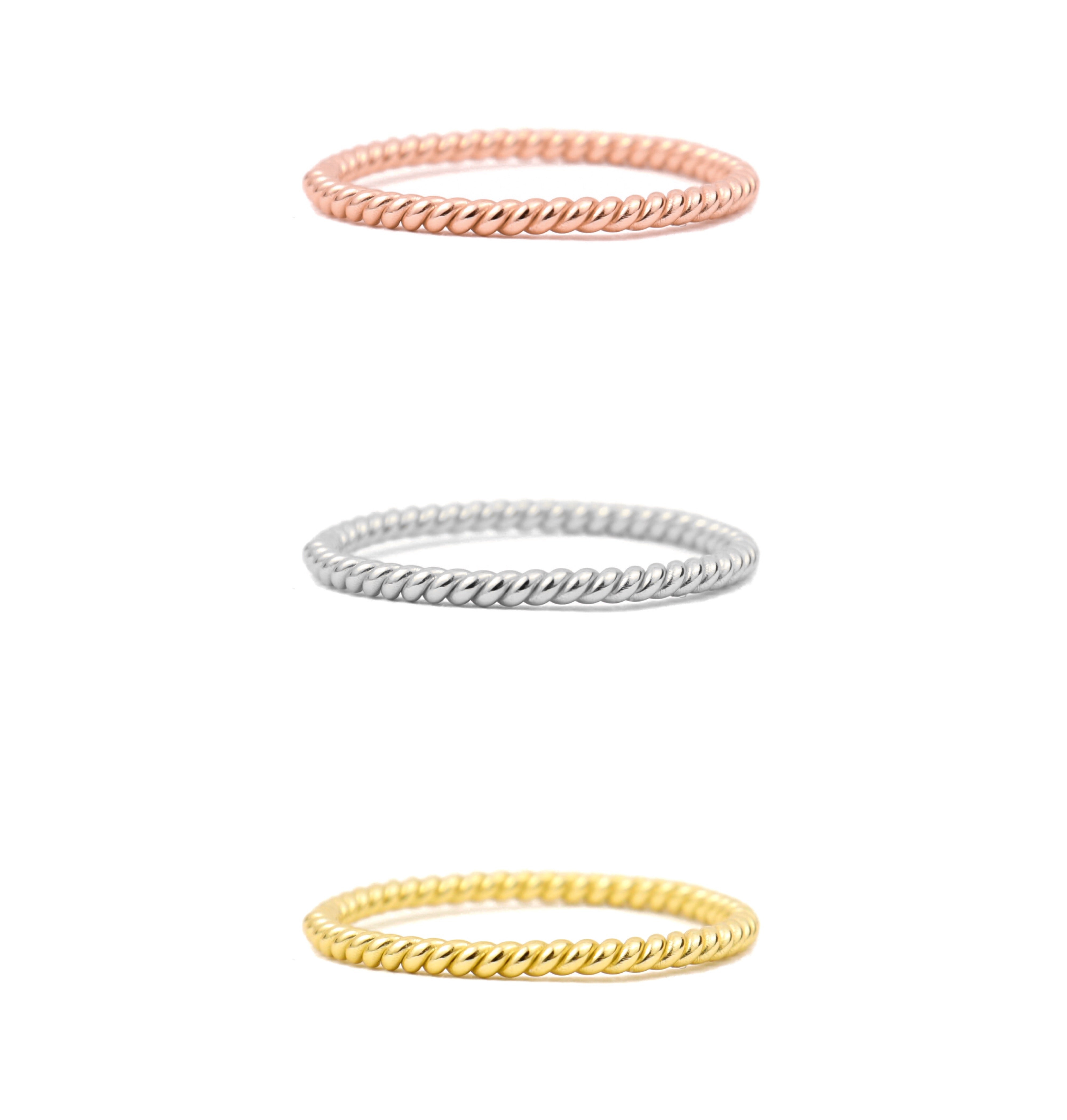 Ring ~ Sterling Collection ~ Twisted Rope Stacker SHOPIVERSARY BLOWOUT