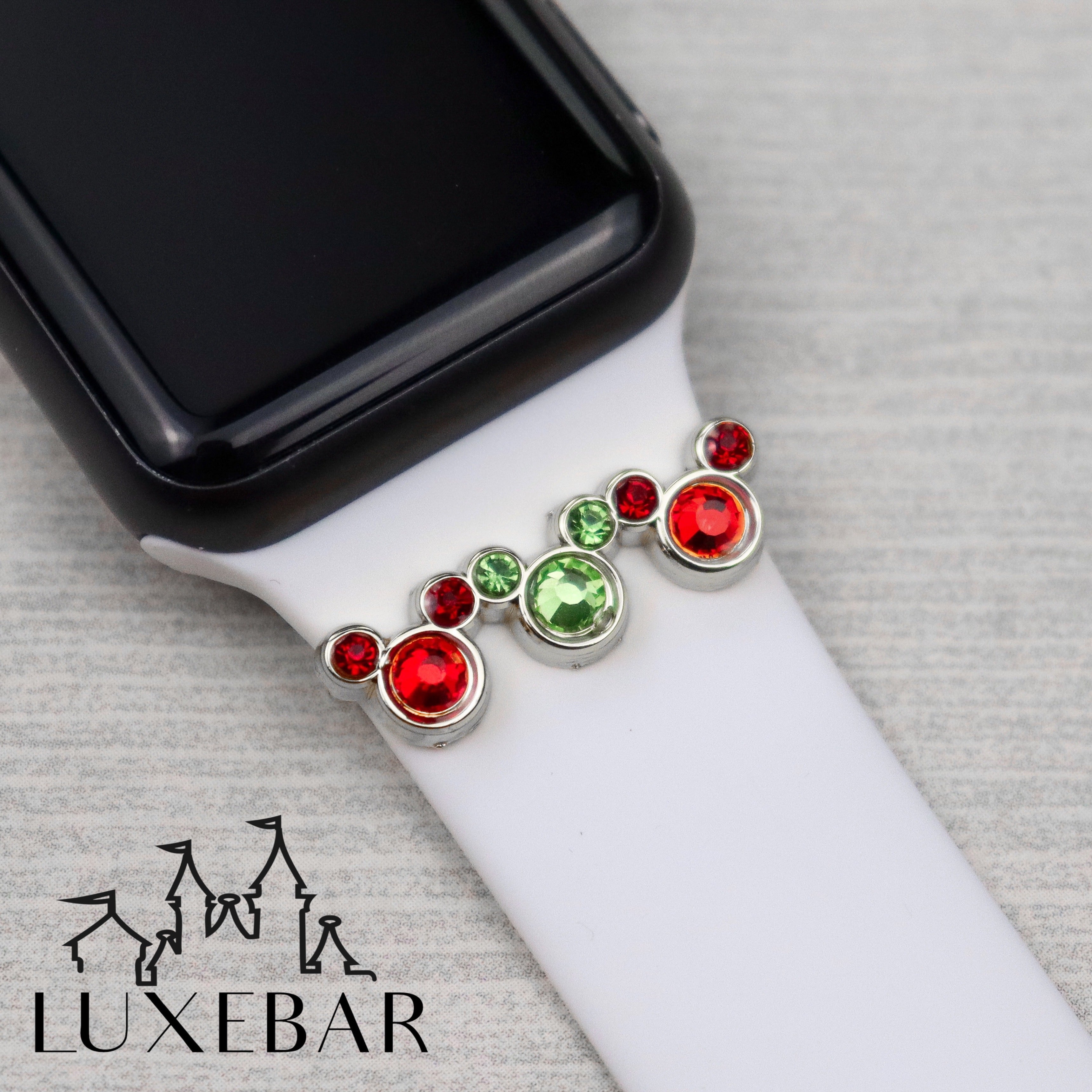 LuxeBar Sparkle ~ Christmas Collection ~ Mr. Mouse Triple Sparkle Stacking Bar