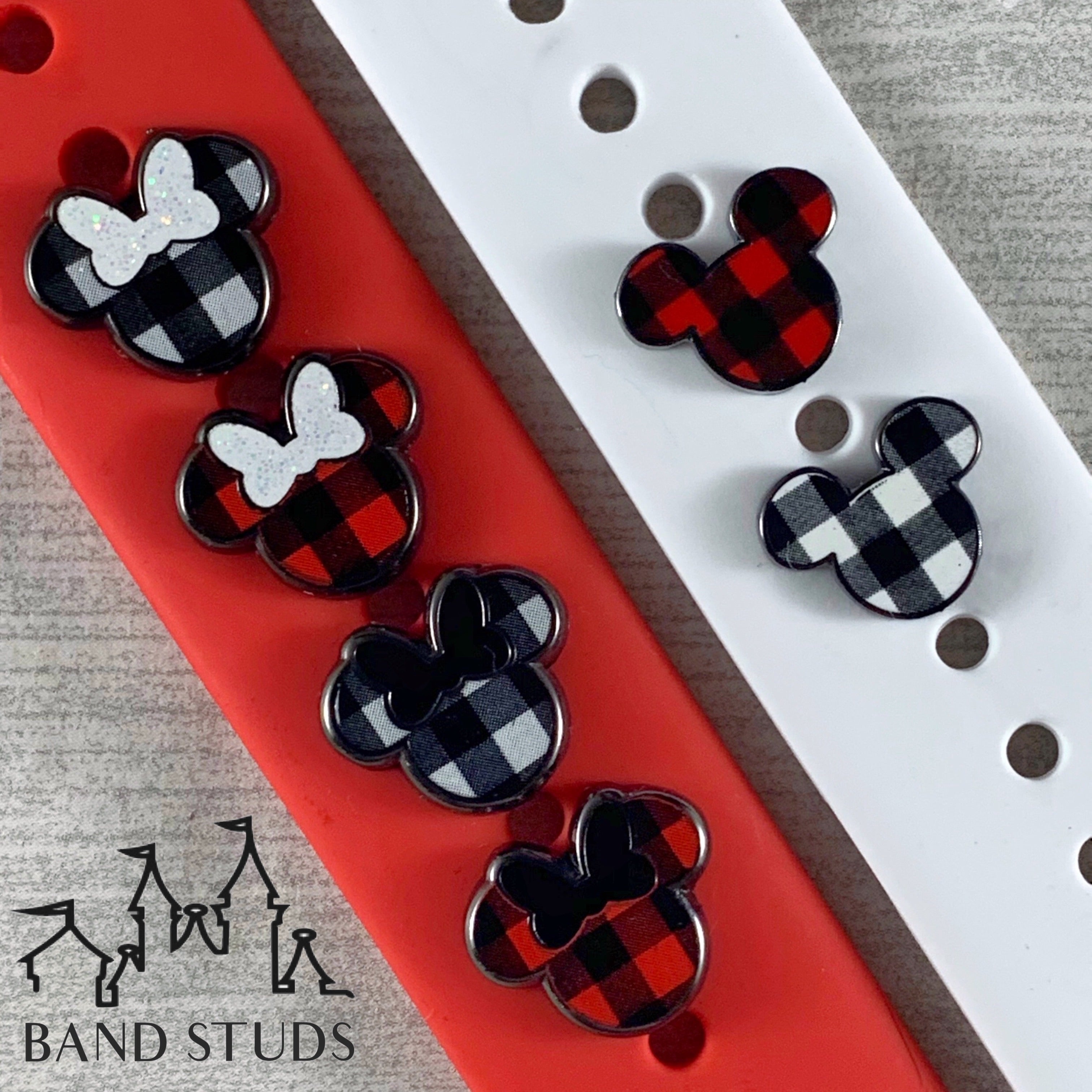 Band Stud® - Fall Collection - Buffalo Check Mouse