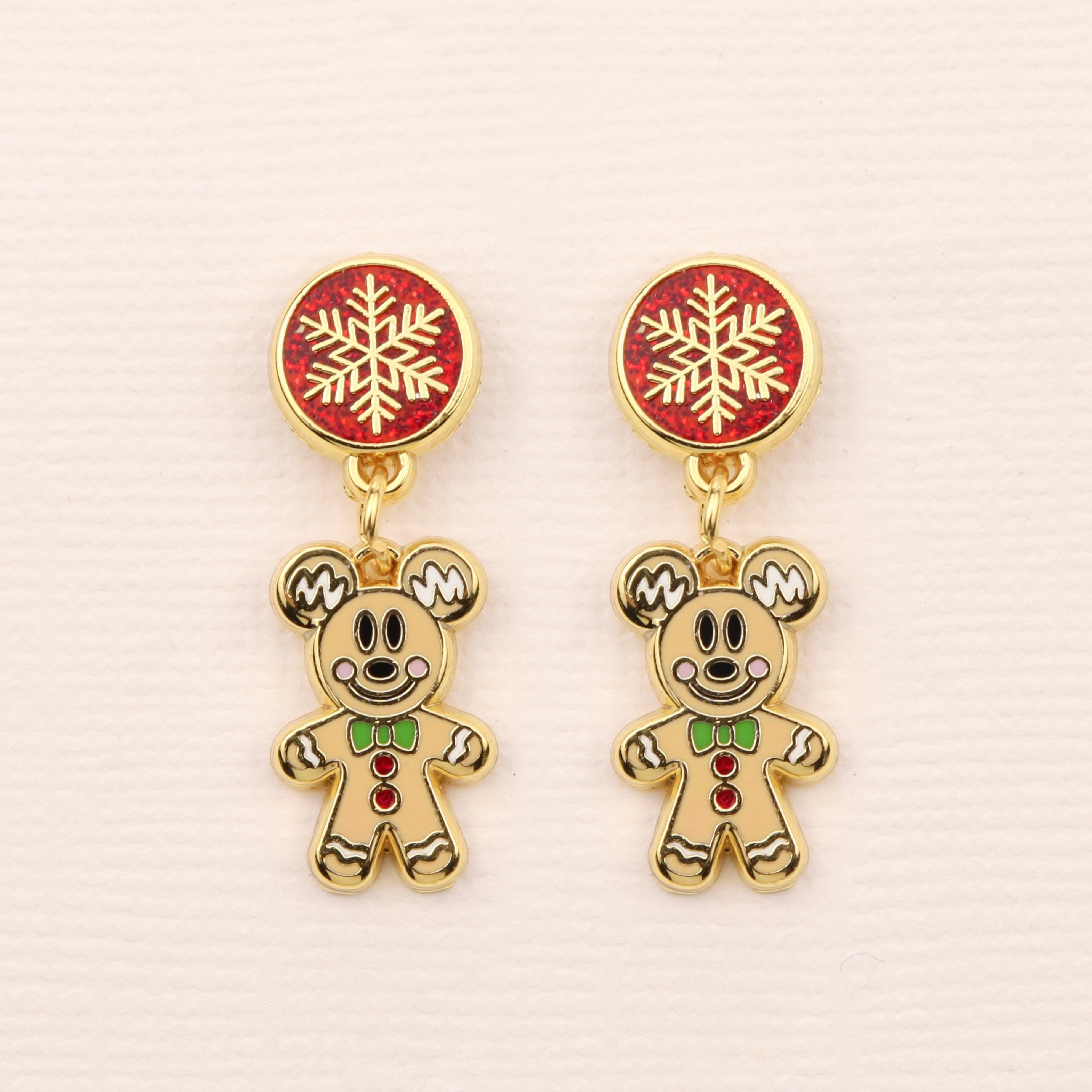 Earrings - Christmas Collection - Gingerbread Magic Dangles CHRISTMAS MARKDOWN