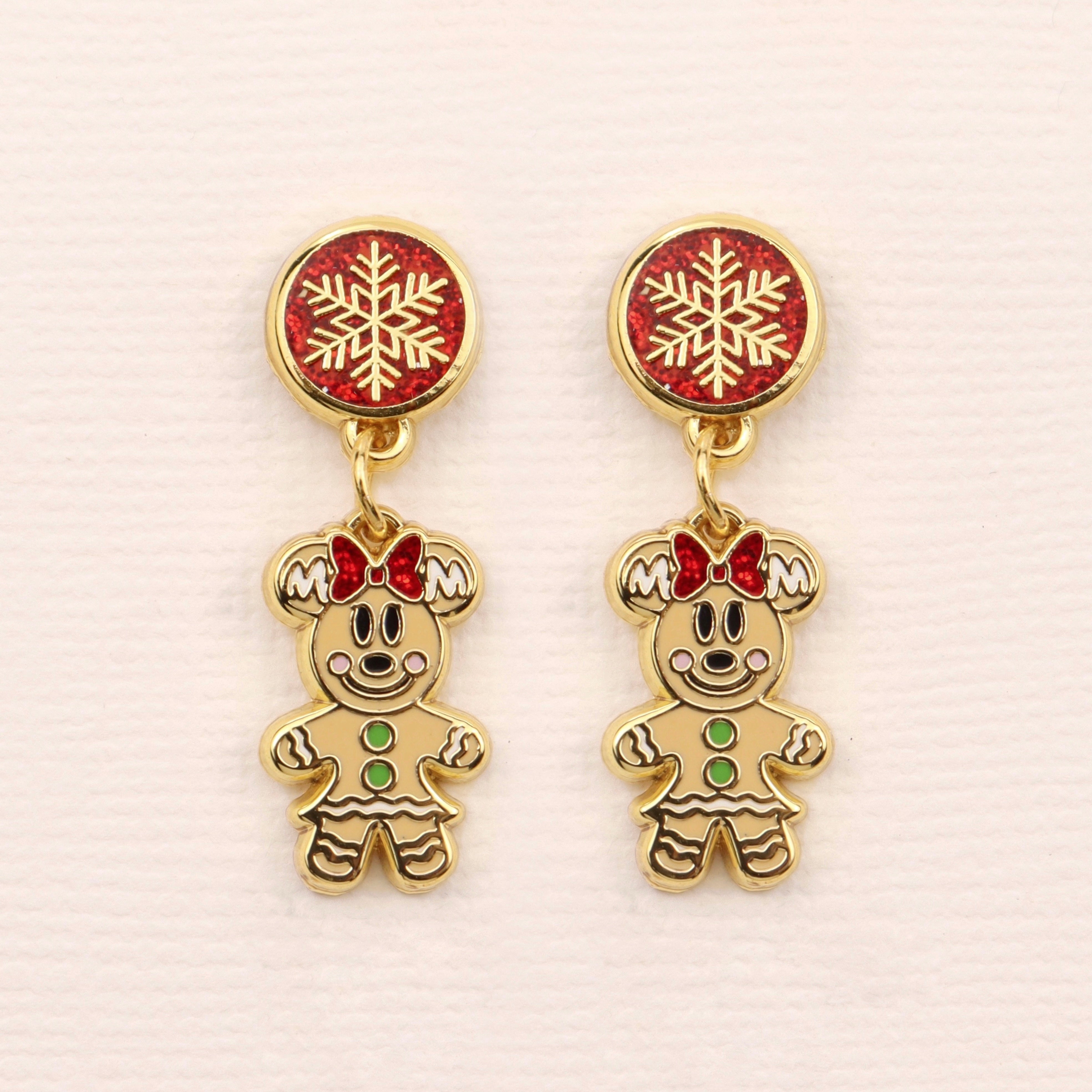 Earrings - Christmas Collection - Gingerbread Magic Dangles CHRISTMAS MARKDOWN