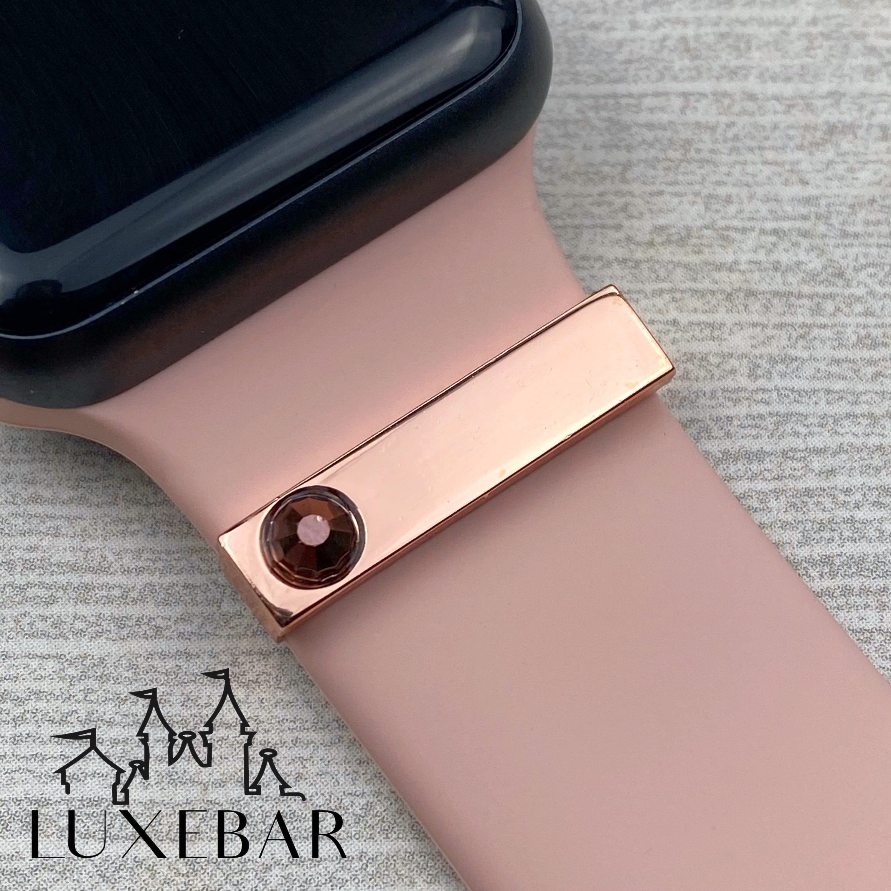 LuxeBar Sparkle ~ Rose Gold Stacking Bar Single Stone SHOPIVERSARY BLOWOUT