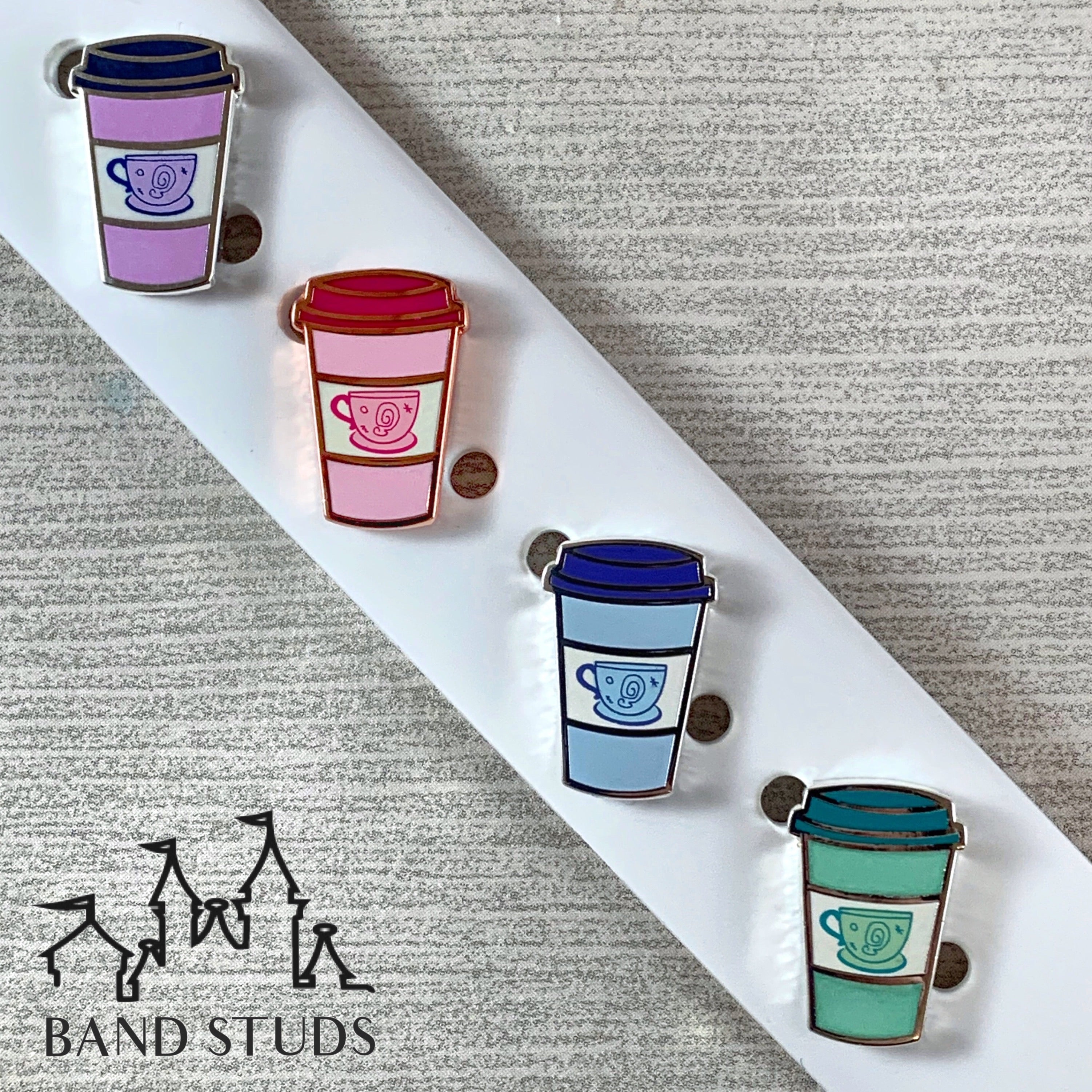 Band Stud® - Coffee Cup Collection - Teacups SHOPIVERSARY BLOWOUT