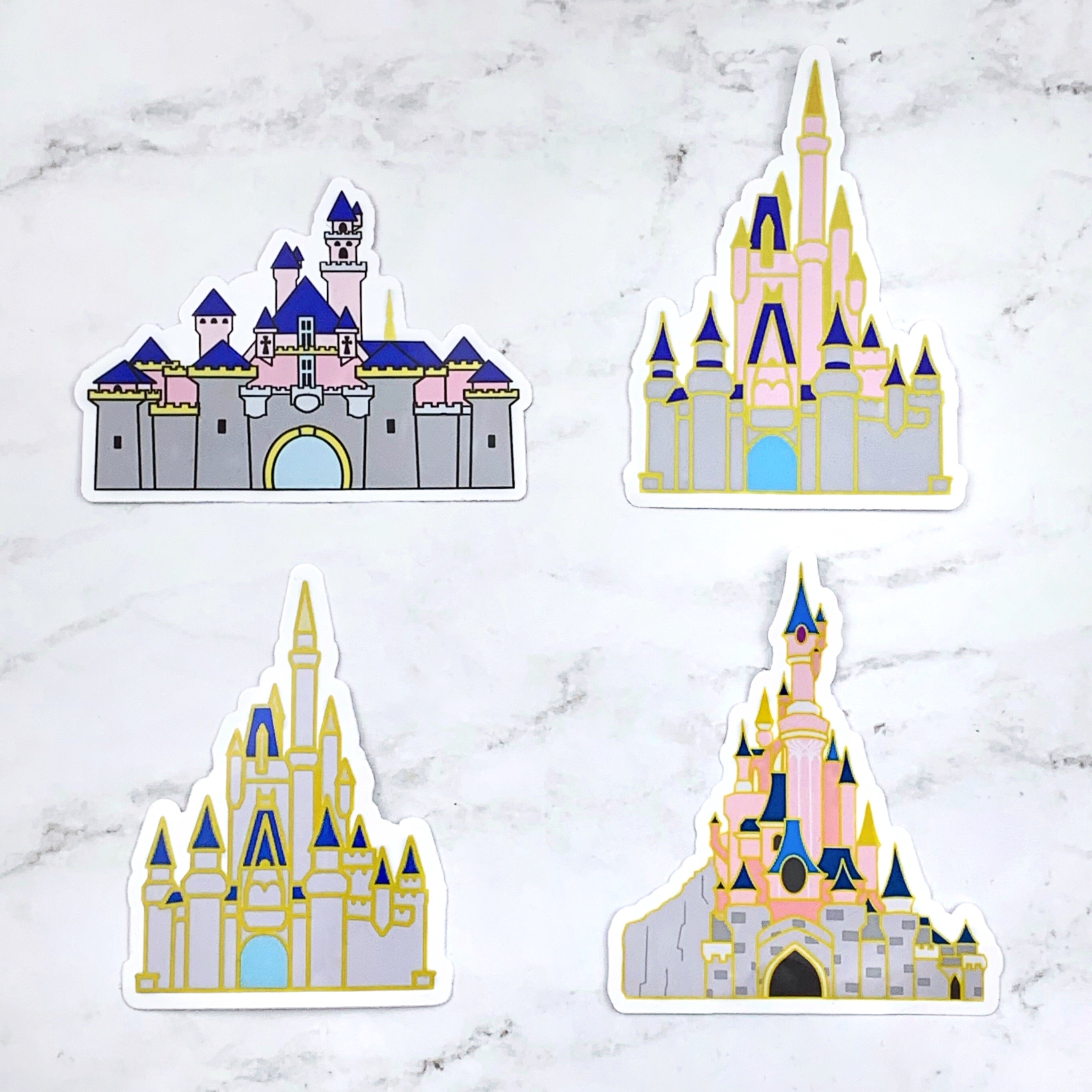 Stickers - Castle - Cinderella Castle MARKDOWN
