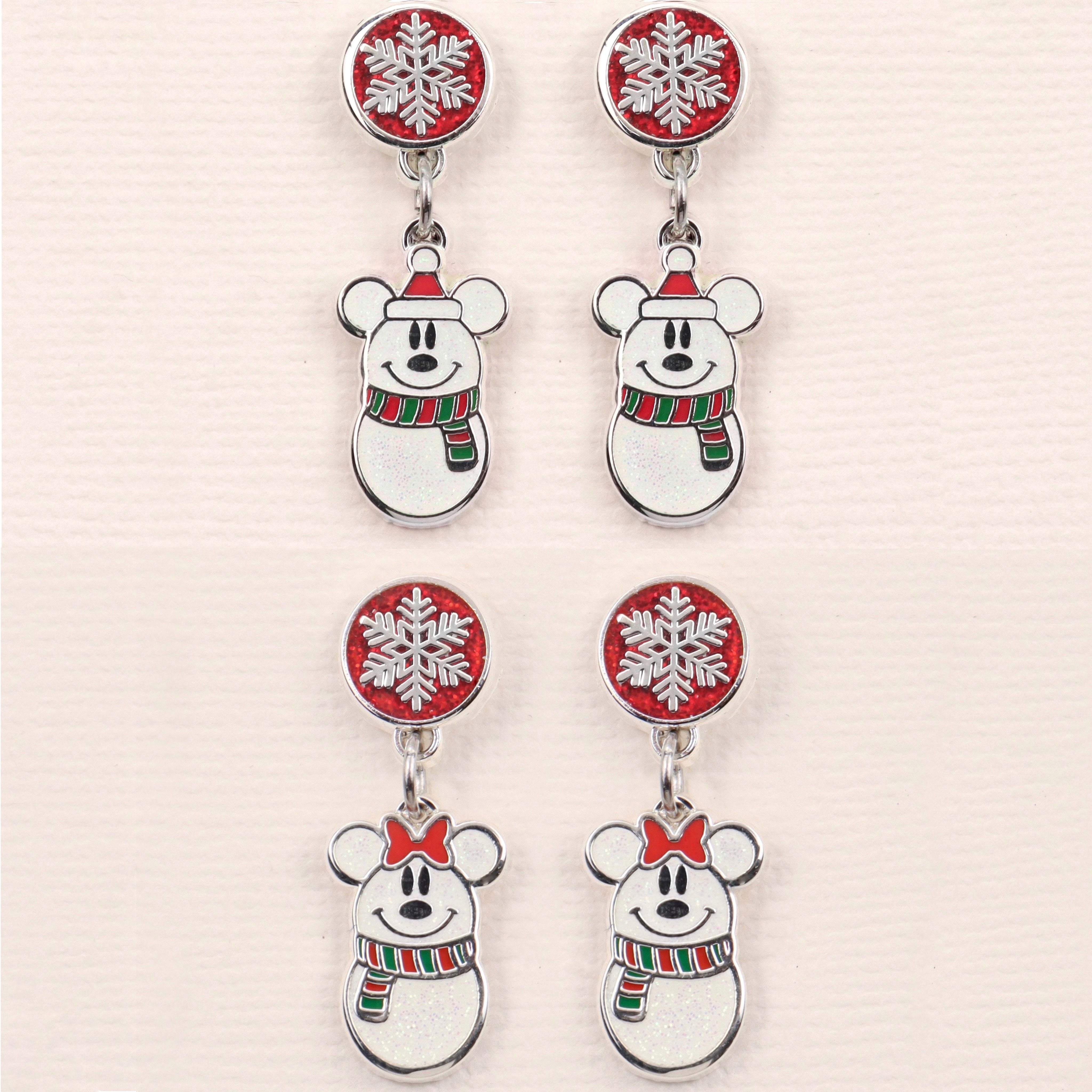 Earrings - Christmas Collection - Snow Mouse Dangles CHRISTMAS MARKDOWN
