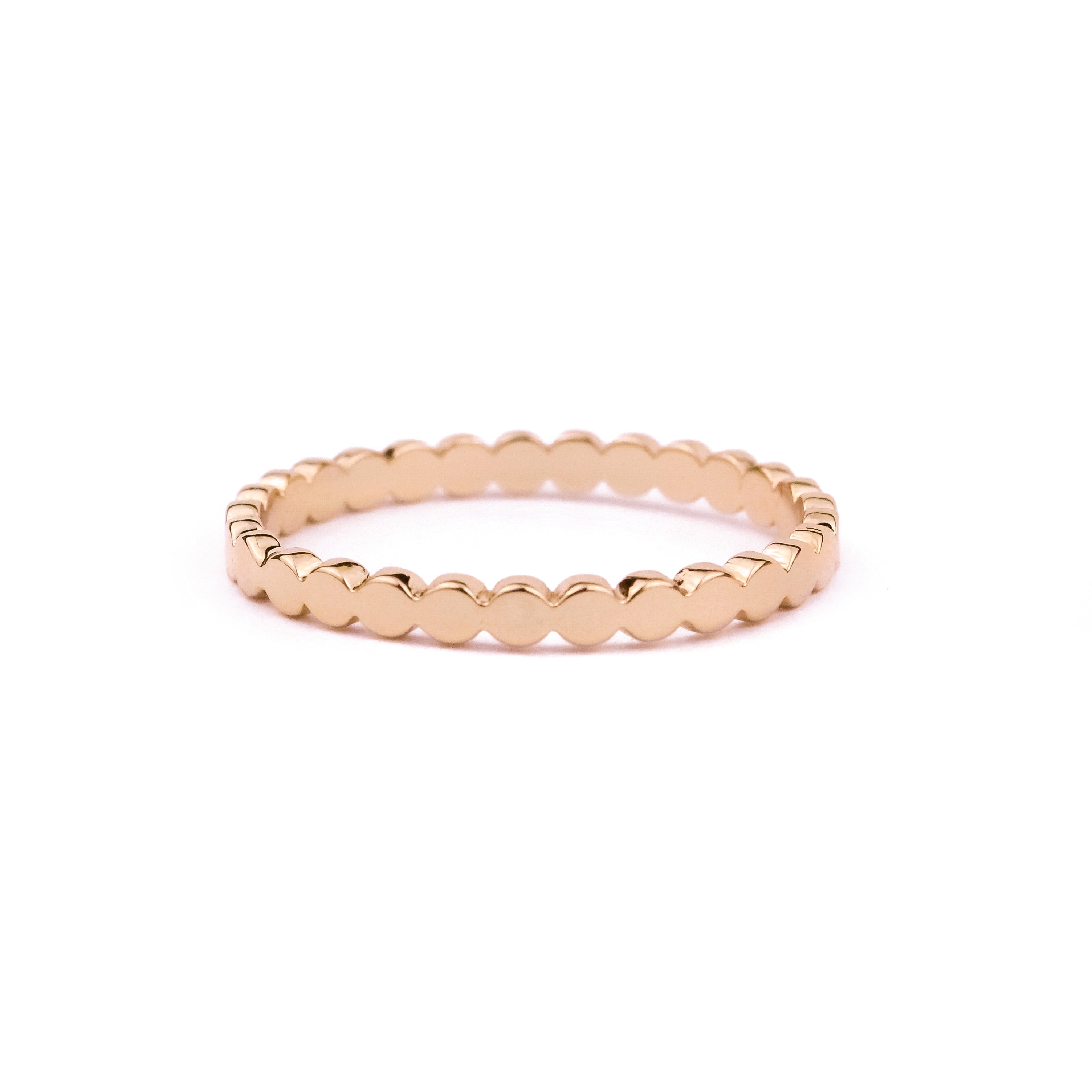 Ring ~ Sterling Collection ~ Flat Beaded Stacker SHOPIVERSARY BLOWOUT