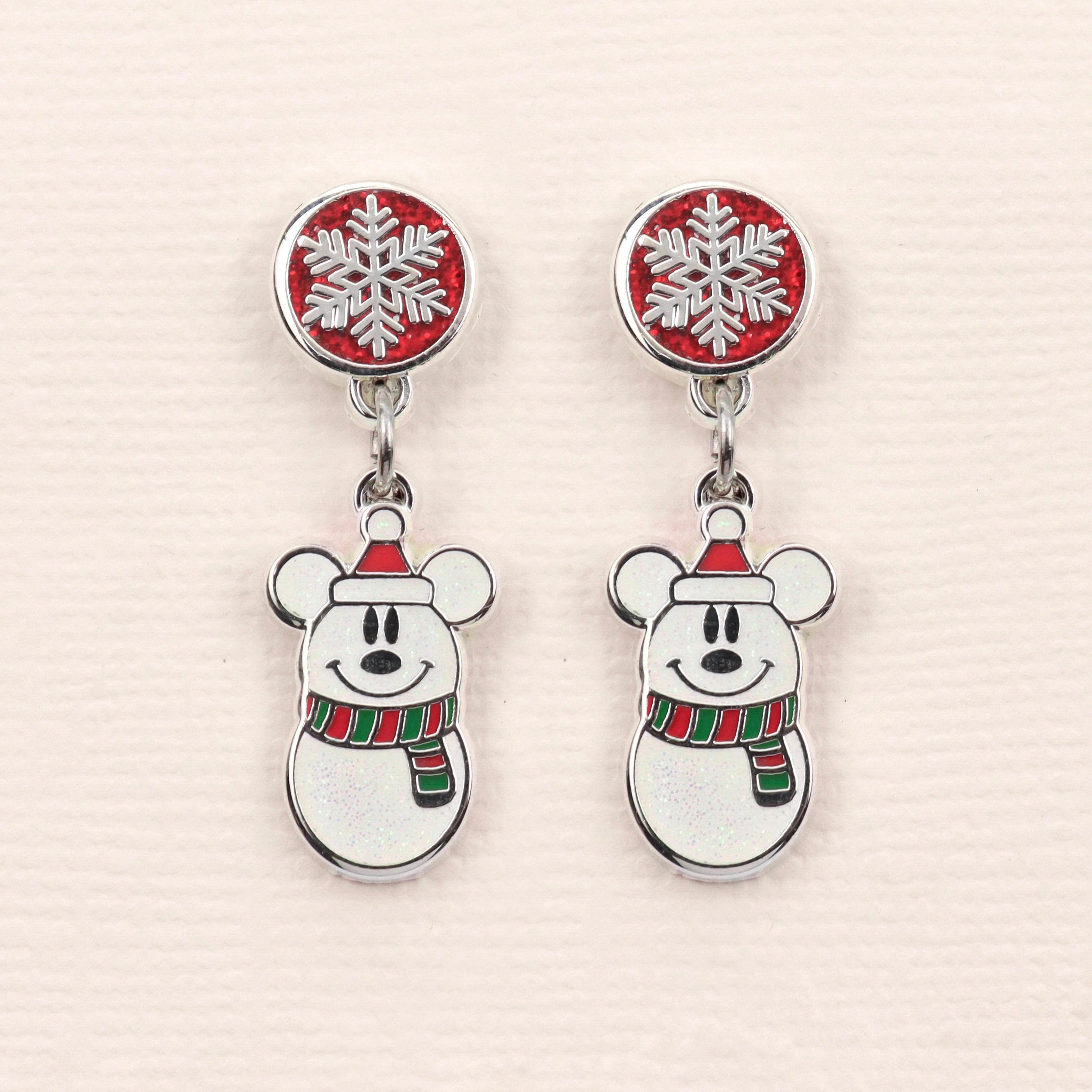 Earrings - Christmas Collection - Snow Mouse Dangles CHRISTMAS MARKDOWN