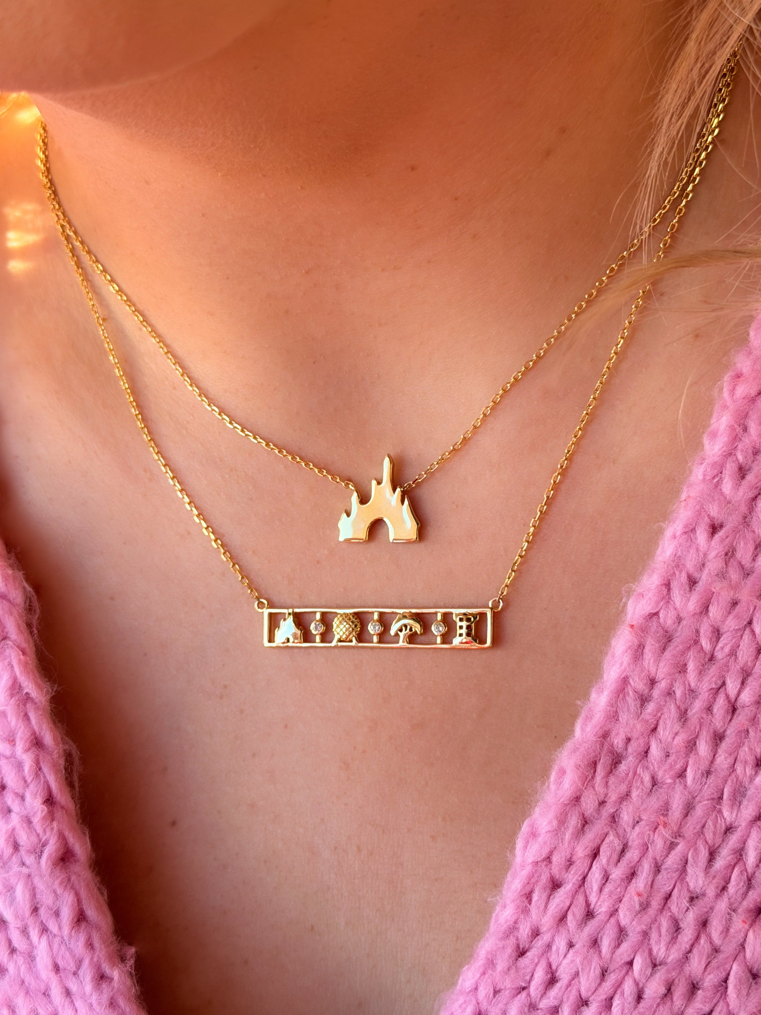 Necklace ~ Sterling Collection ~ Land and World