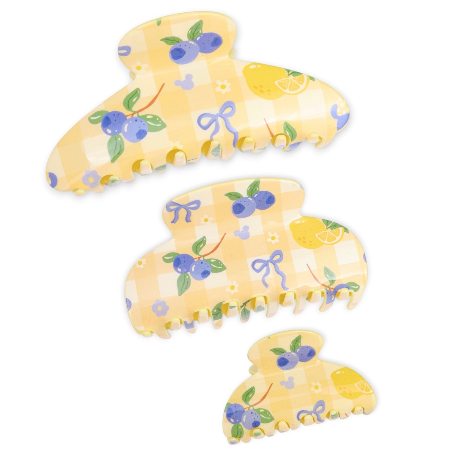 *Claw Clip ~ Fresh Picked ~ Yellow Gingham
