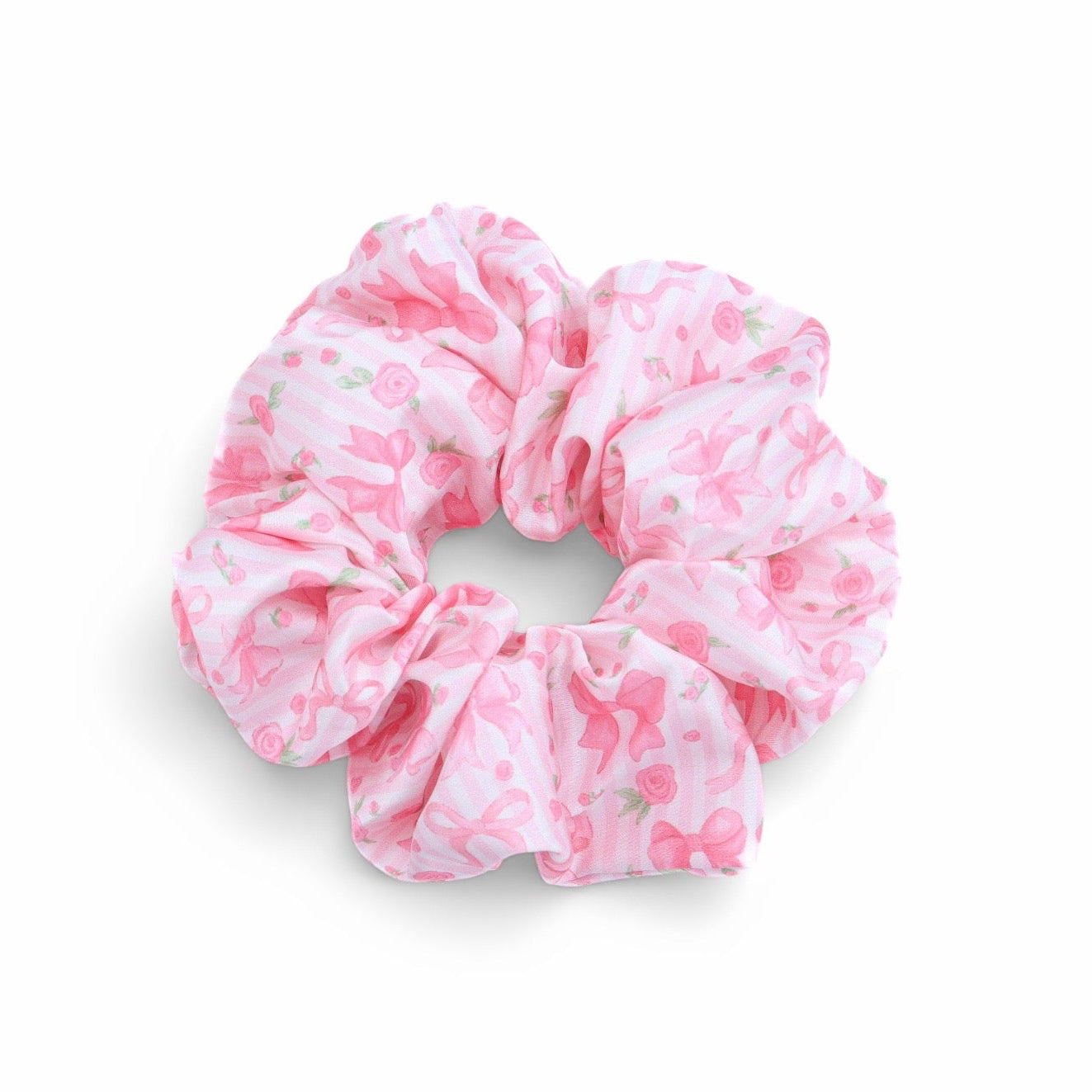 *Satin Scrunchie - Pretty in Pink