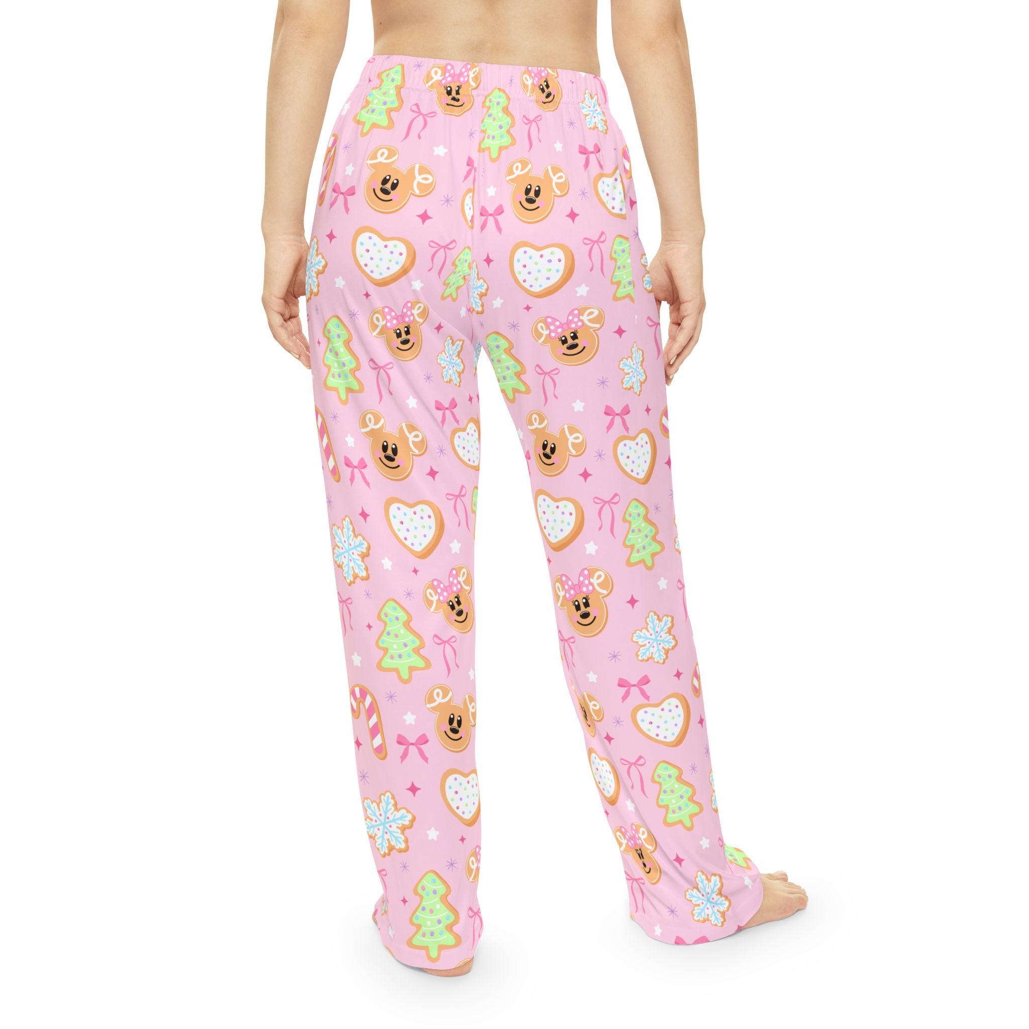 Lounge Pants ~ Christmas Collection ~ Pink Gingerbread
