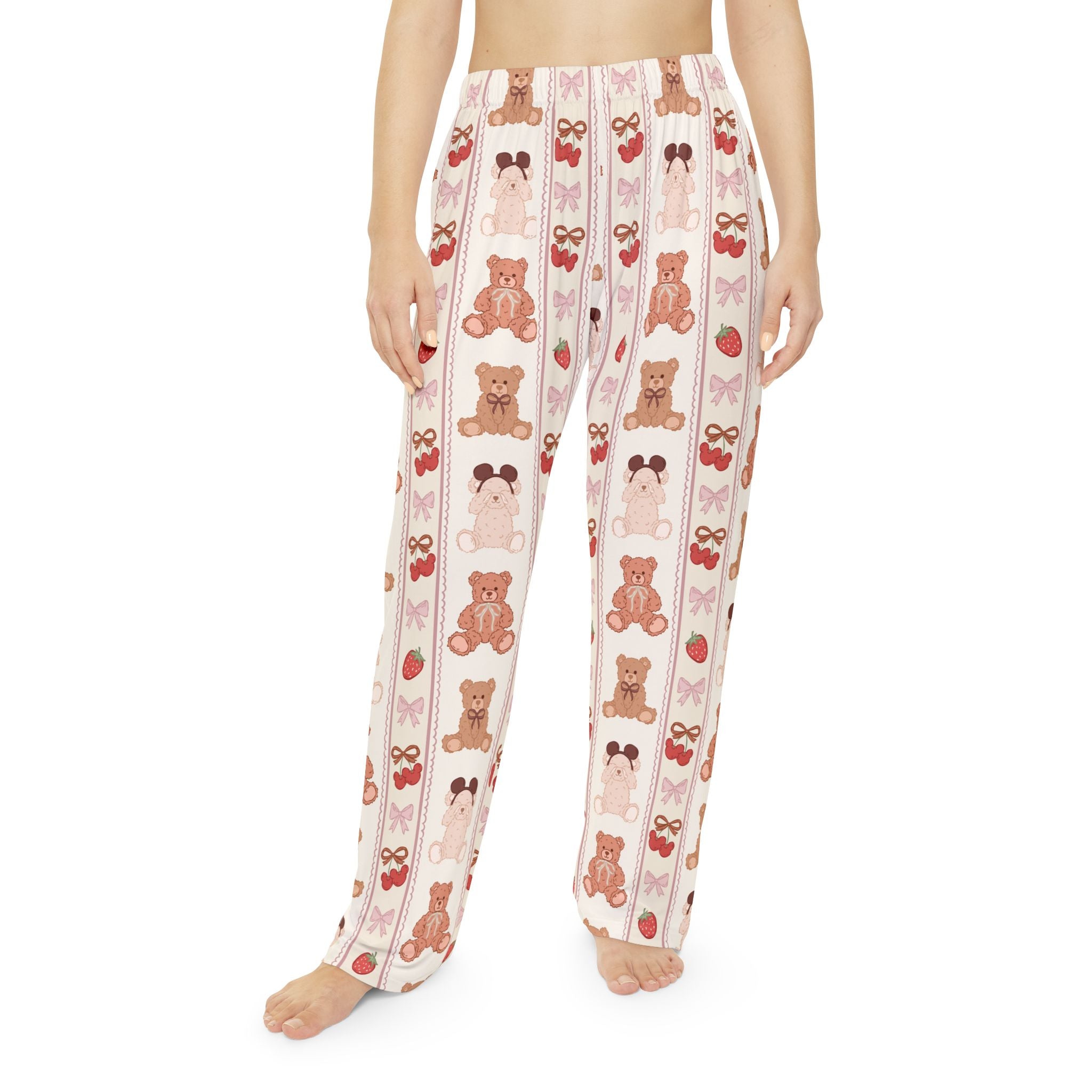 Lounge Pants - Beary Cherry 🍒
