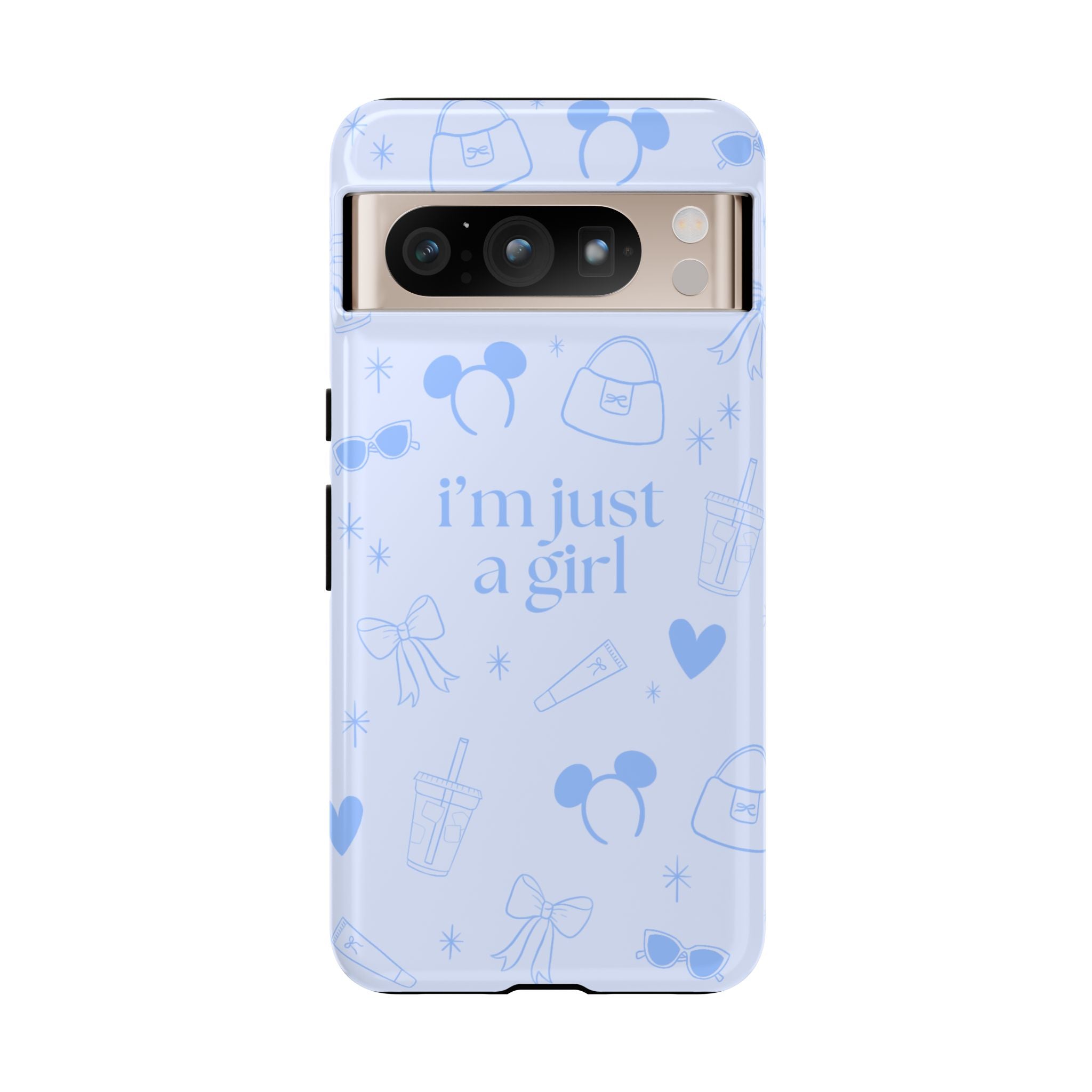 Phone Case - I'm Just a Girl (blue)
