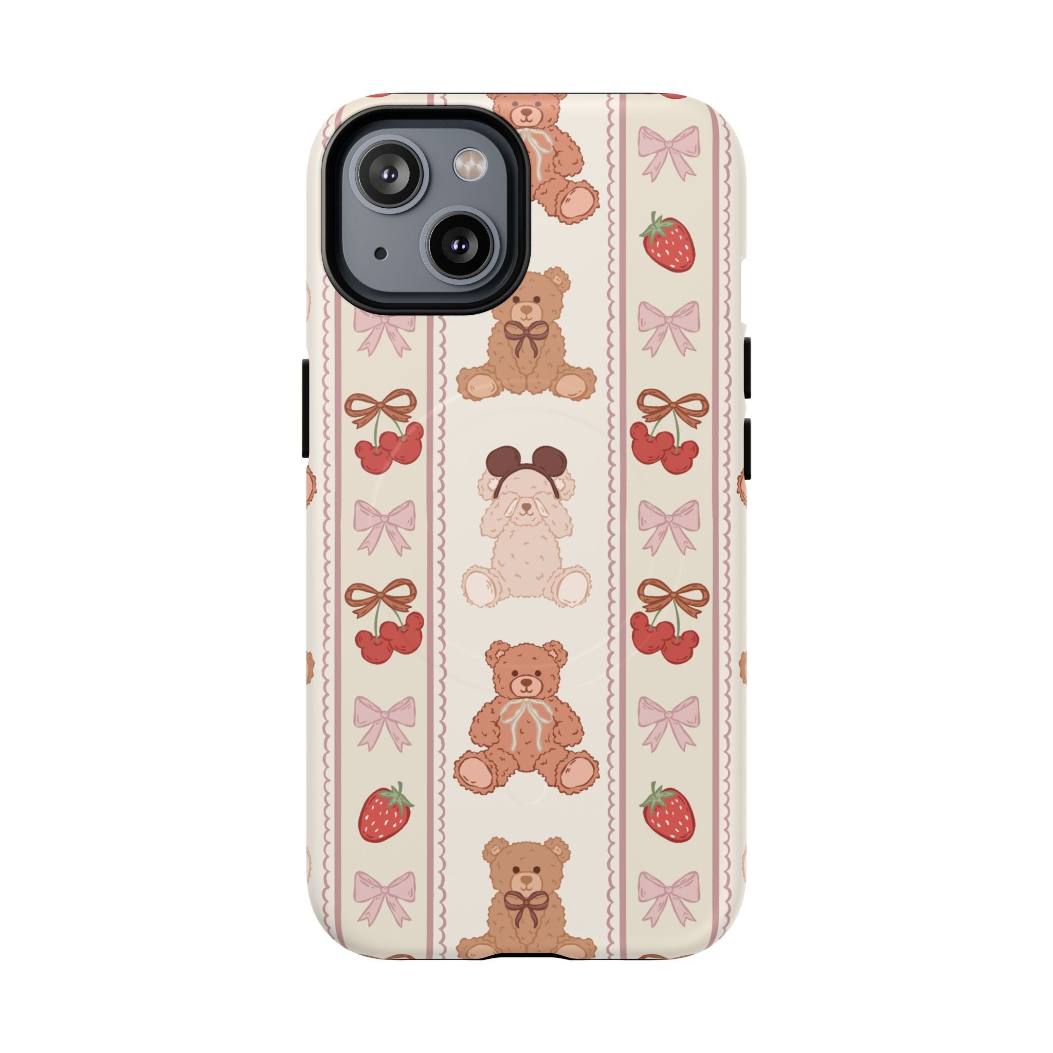 Phone Case - Beary Cherry  🍒 (MAG SAFE)