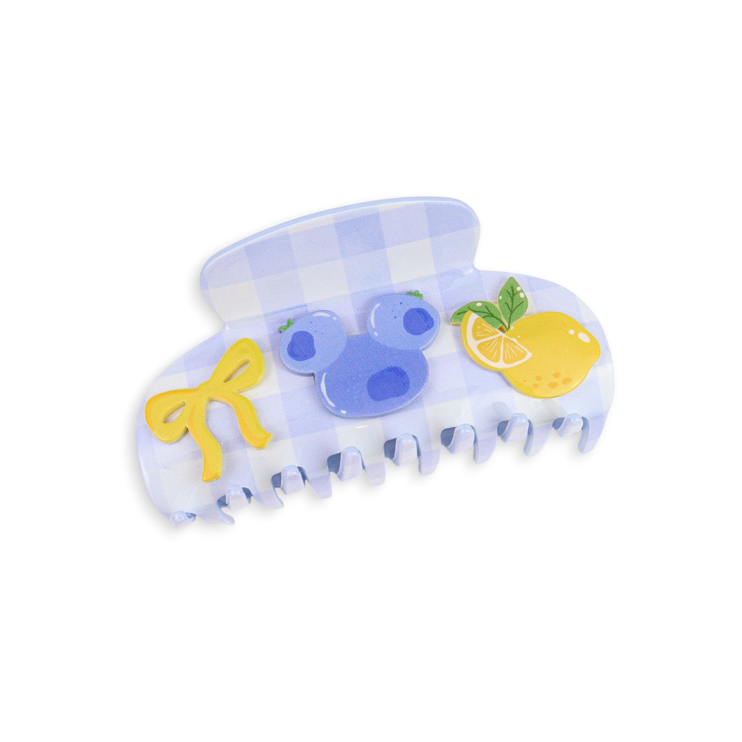 *Claw Clip ~ Fresh Picked ~ Blue Gingham