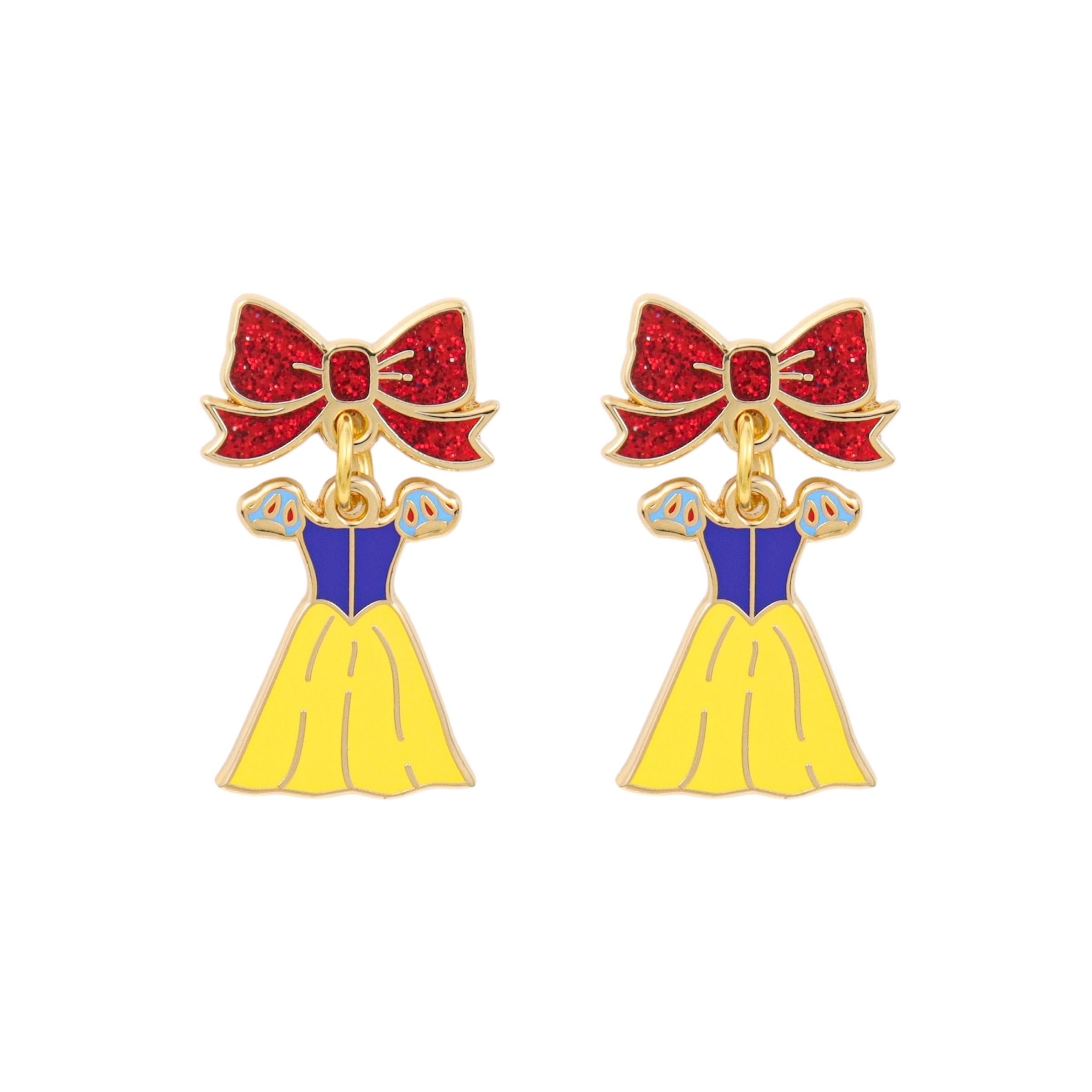 Earrings - Princess Collection - Bows and Snow White