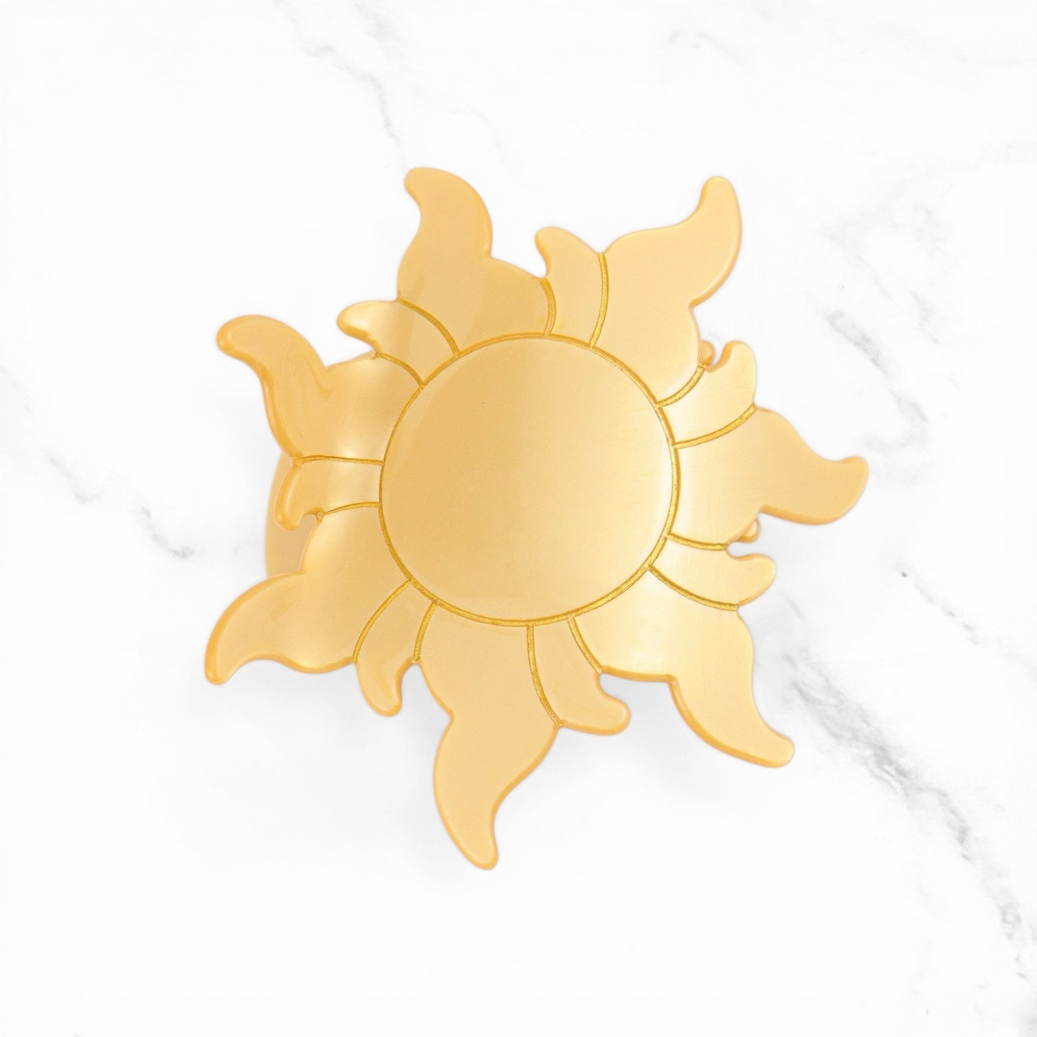 Claw Clip - Flat Rapunzel Sun