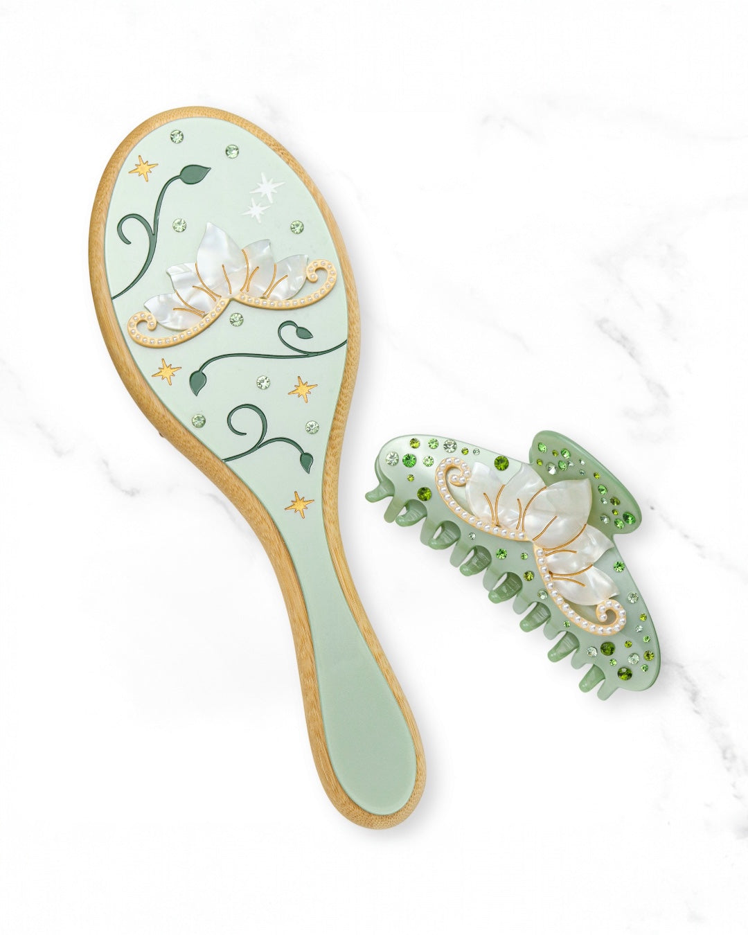 Brush Claw Clip Bundle ~ Princess Collection ~ Tiana