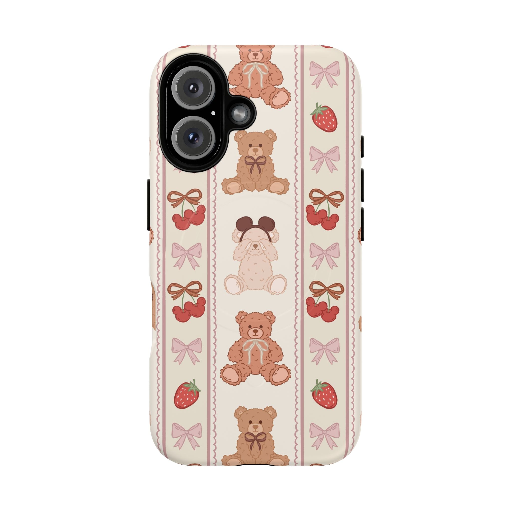 Phone Case - Beary Cherry  🍒 (MAG SAFE)