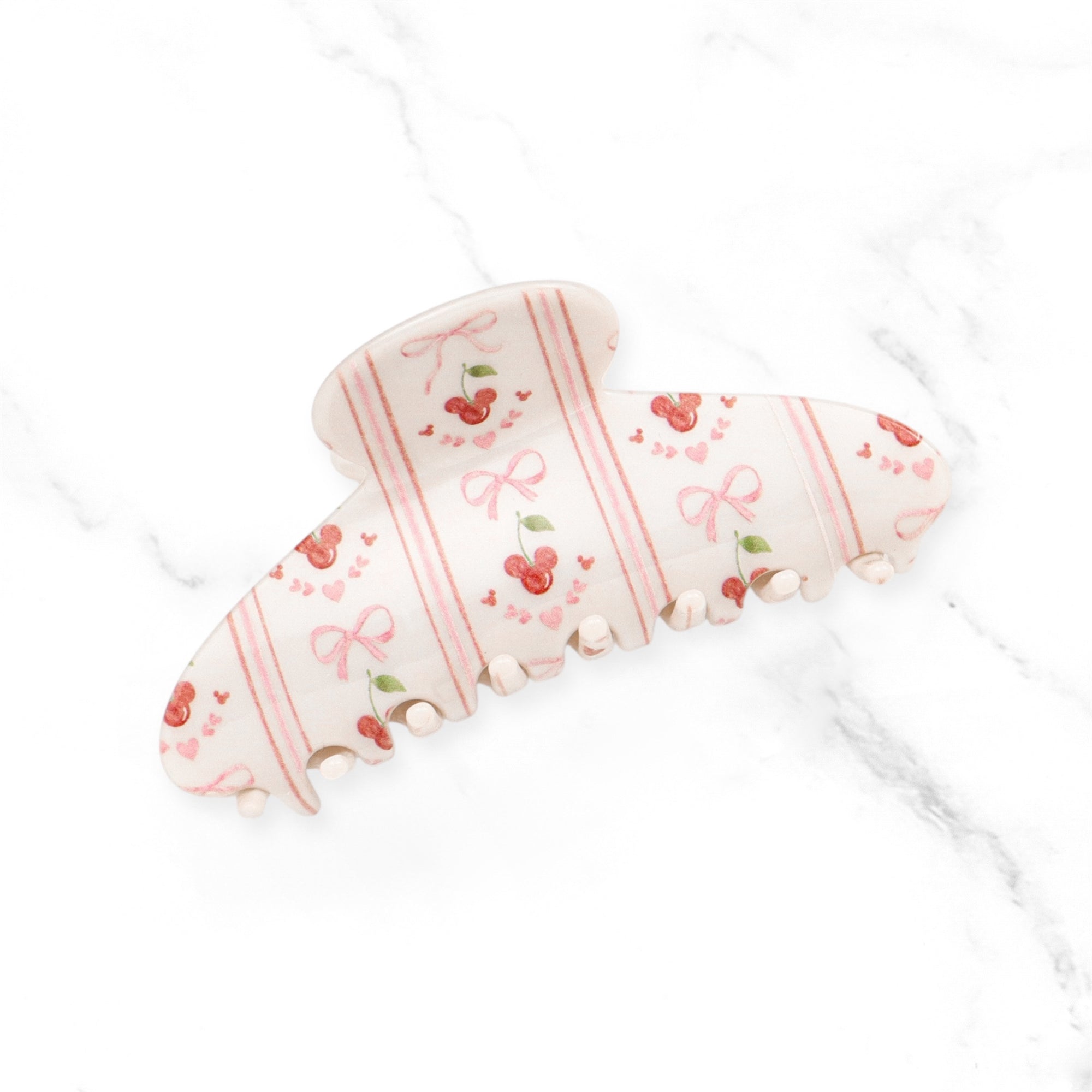 Cherry Checkers Claw Clip