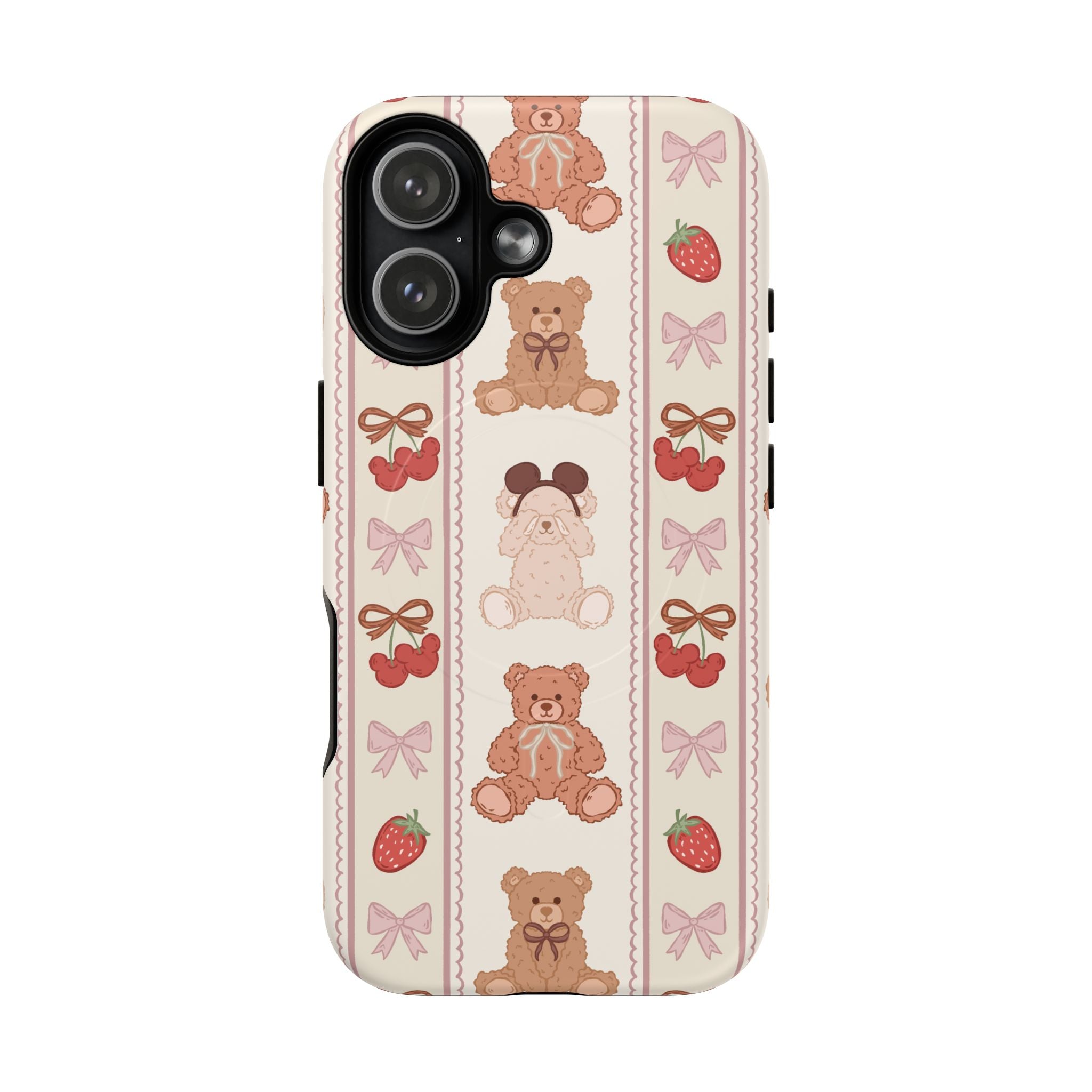 Phone Case - Beary Cherry  🍒 (MAG SAFE)