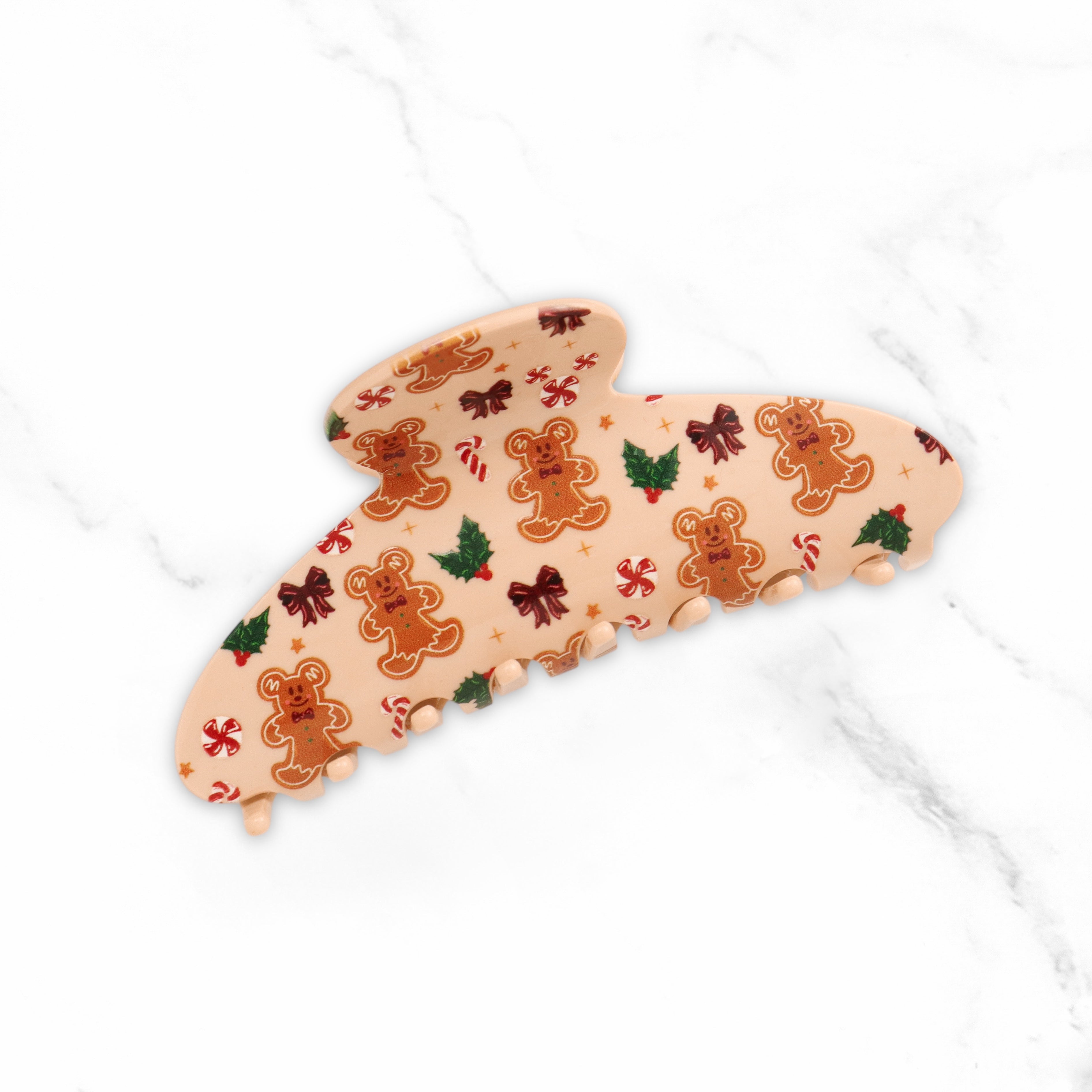 Claw Clip ~ Christmas Collection ~ Gingerbread Lane