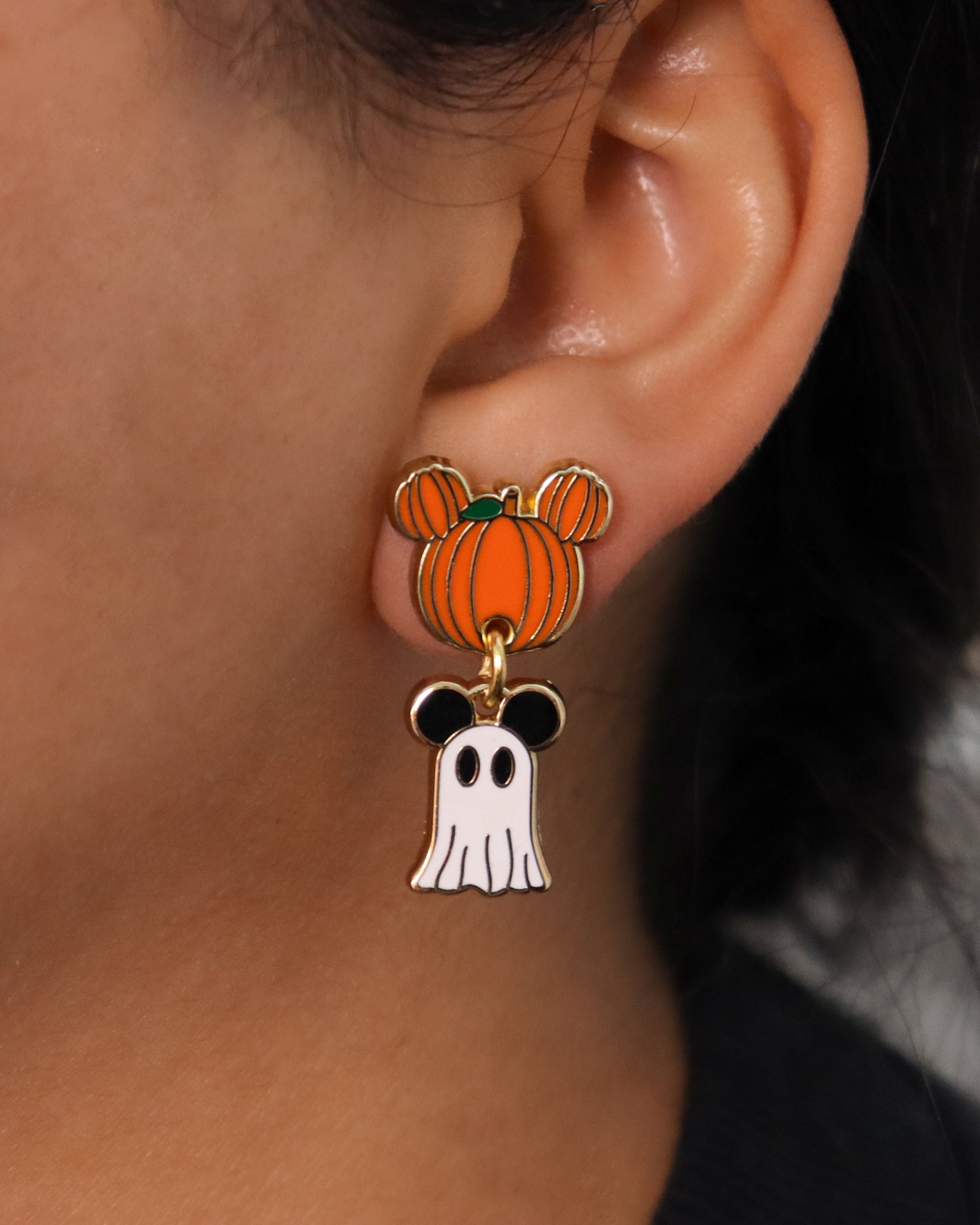 Earrings - Fall and Halloween Collection - Not So Scary Dangles