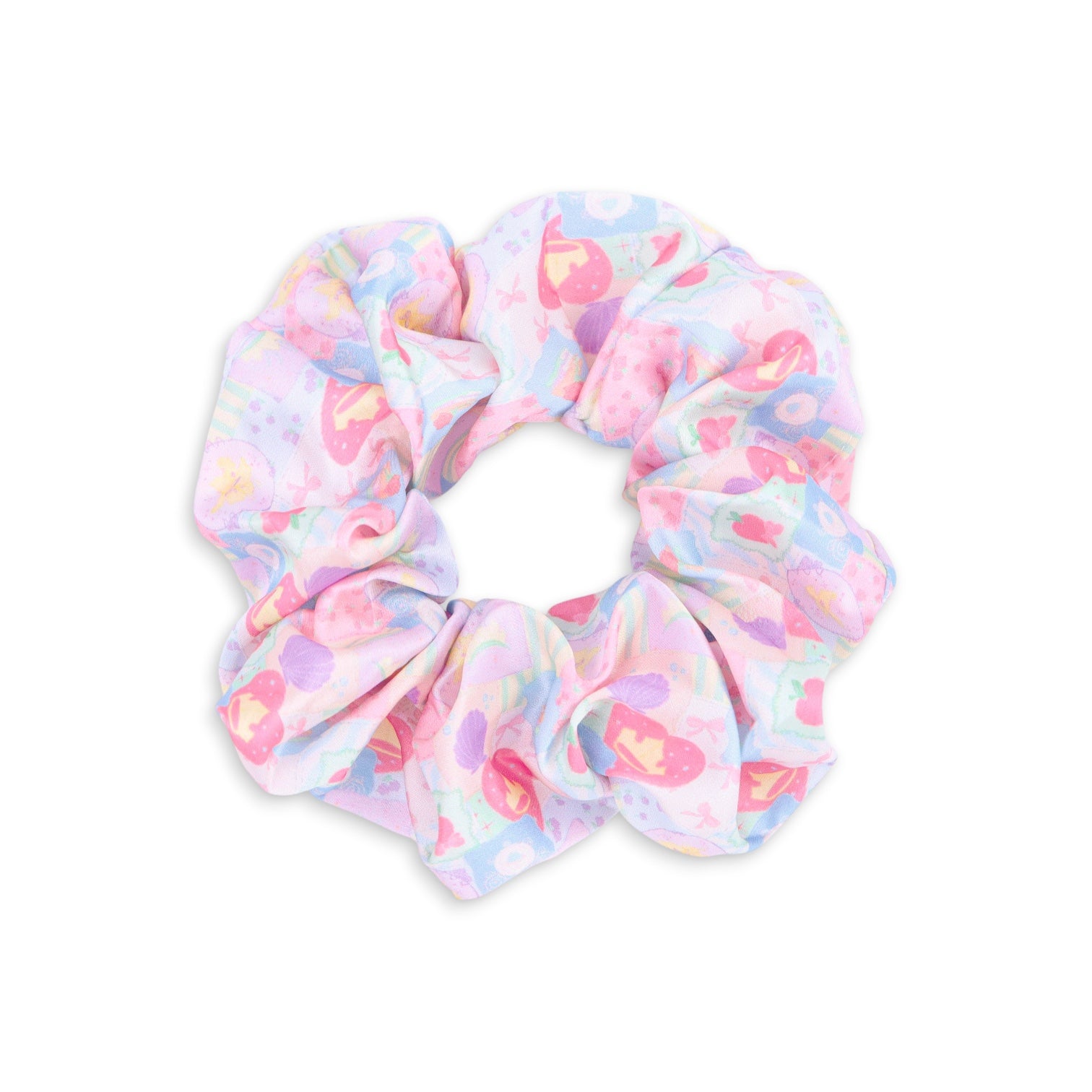 Satin Scrunchies - Patched Princess