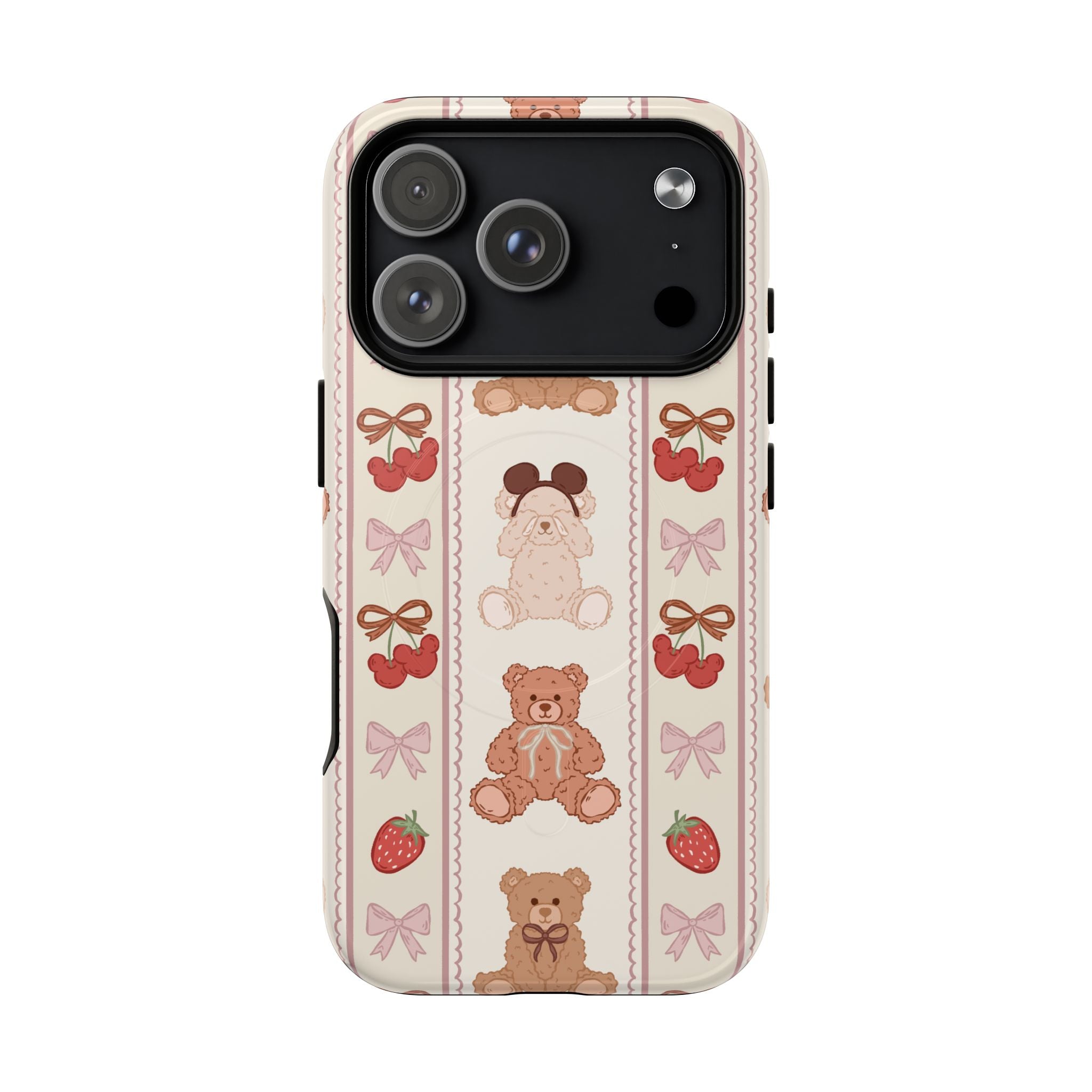 Phone Case - Beary Cherry  🍒 (MAG SAFE)