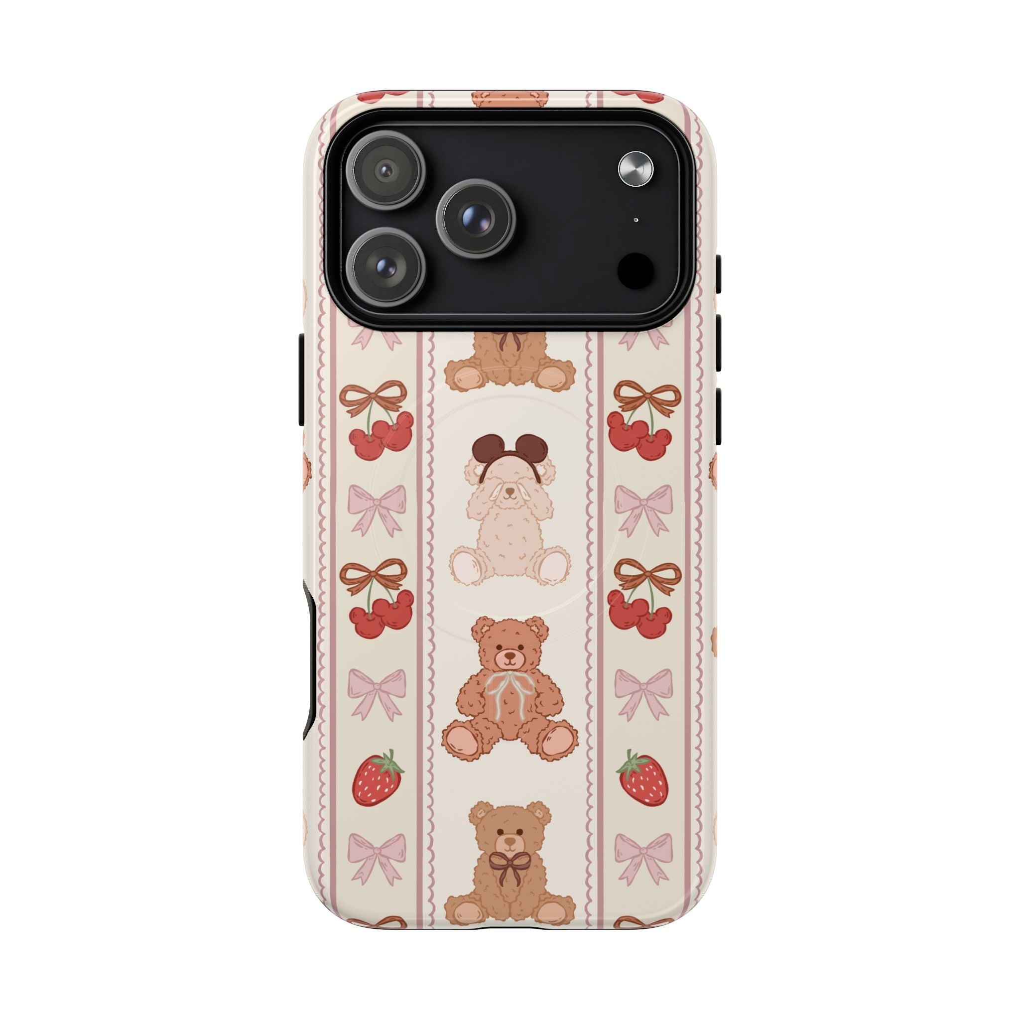 Phone Case - Beary Cherry  🍒 (MAG SAFE)