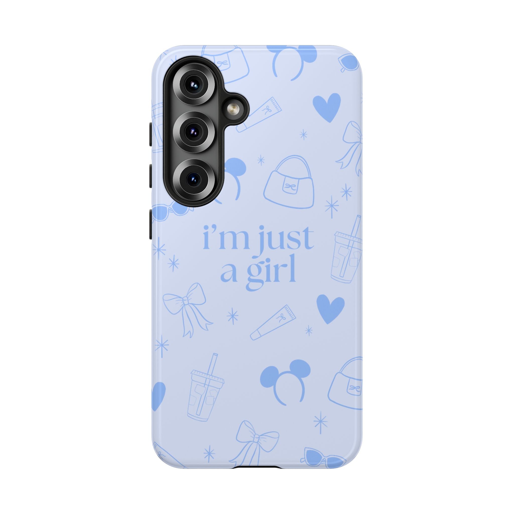 Phone Case - I'm Just a Girl (blue)
