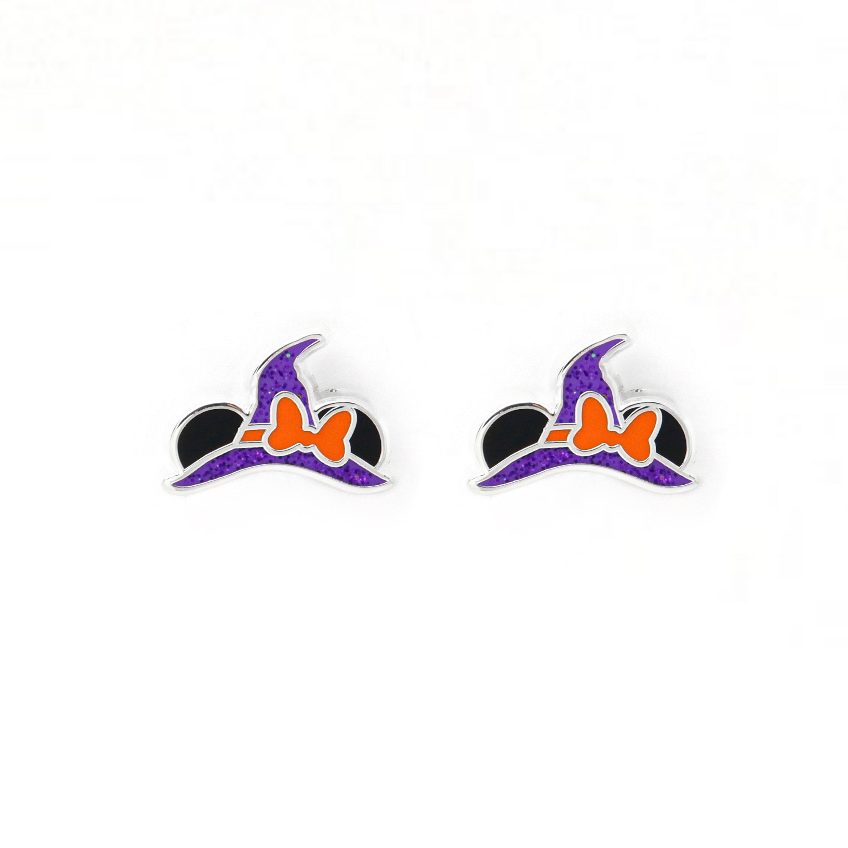 Earrings - Fall and Halloween Collection - Magical Witch's Hat