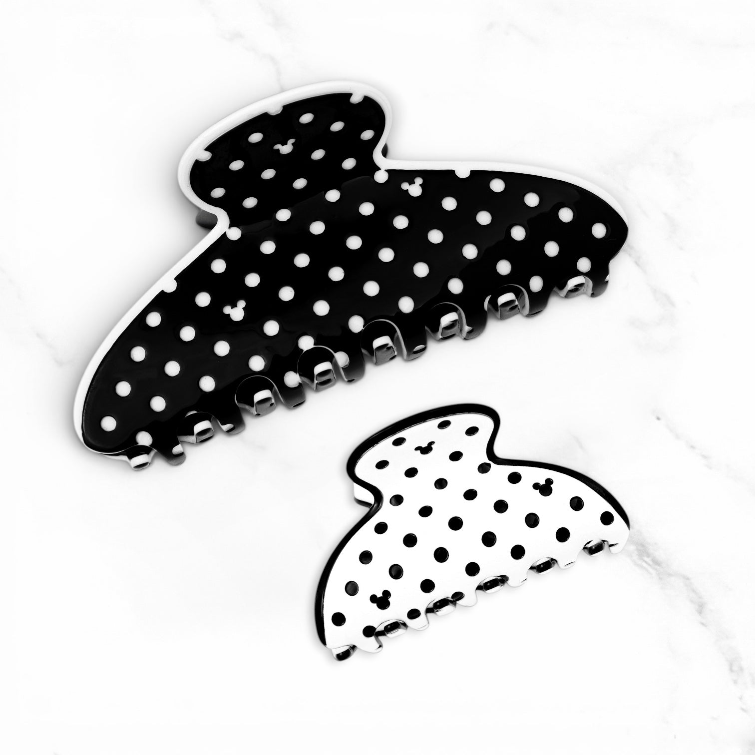 Claw Clip ~ Classic Polka Dots (SMALL)
