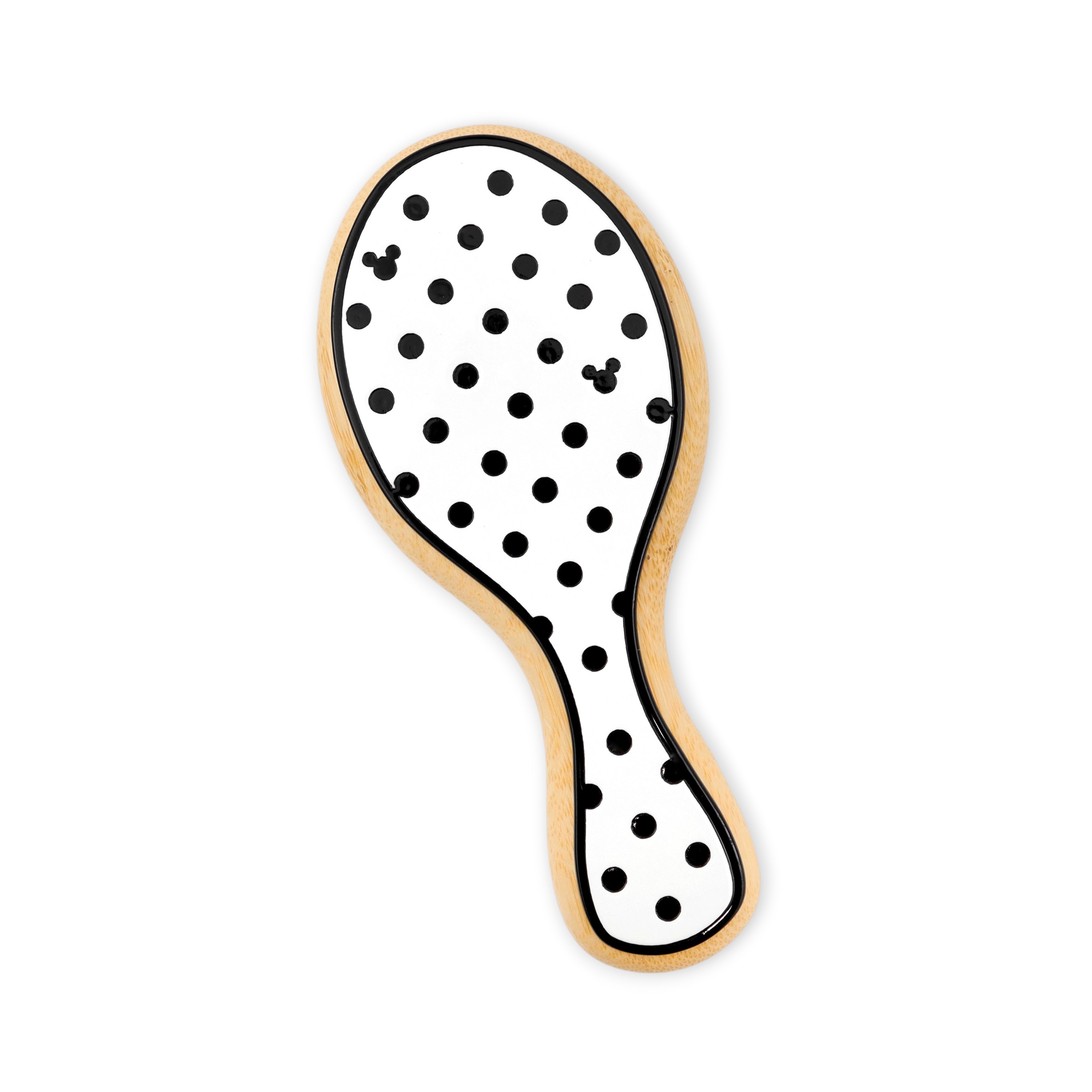 Brush ~ Classic Polka Dots Mini Bamboo Brush