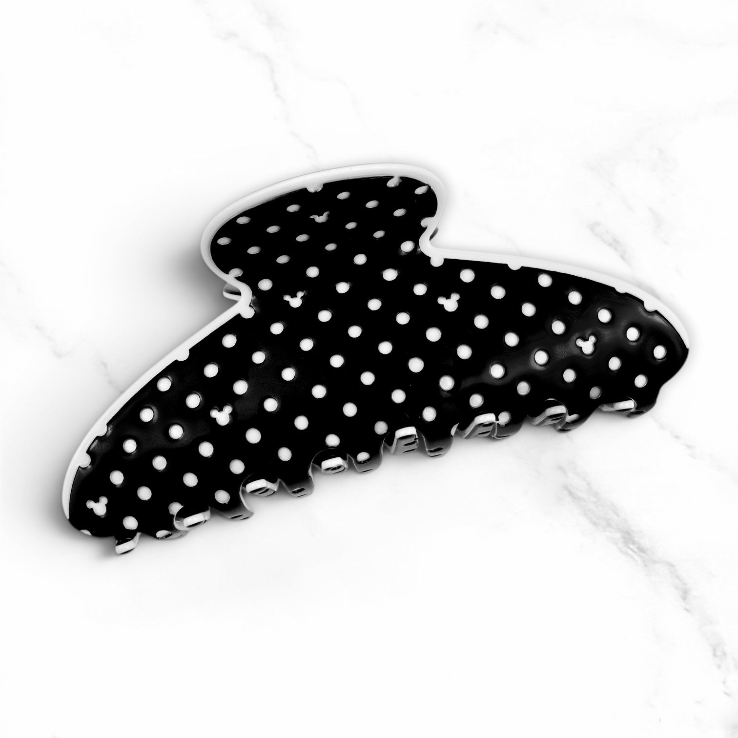 Claw Clip ~ Classic Polka Dots 5 INCH