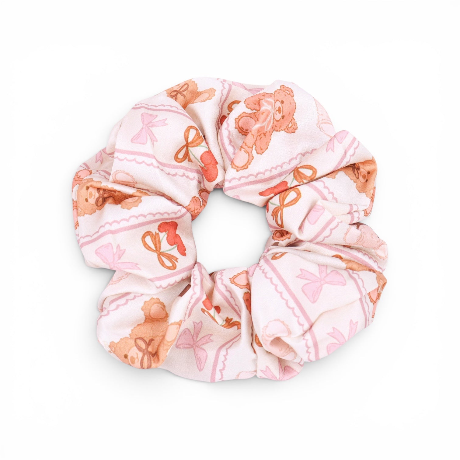 Satin Scrunchie - Beary Cherry 🍒