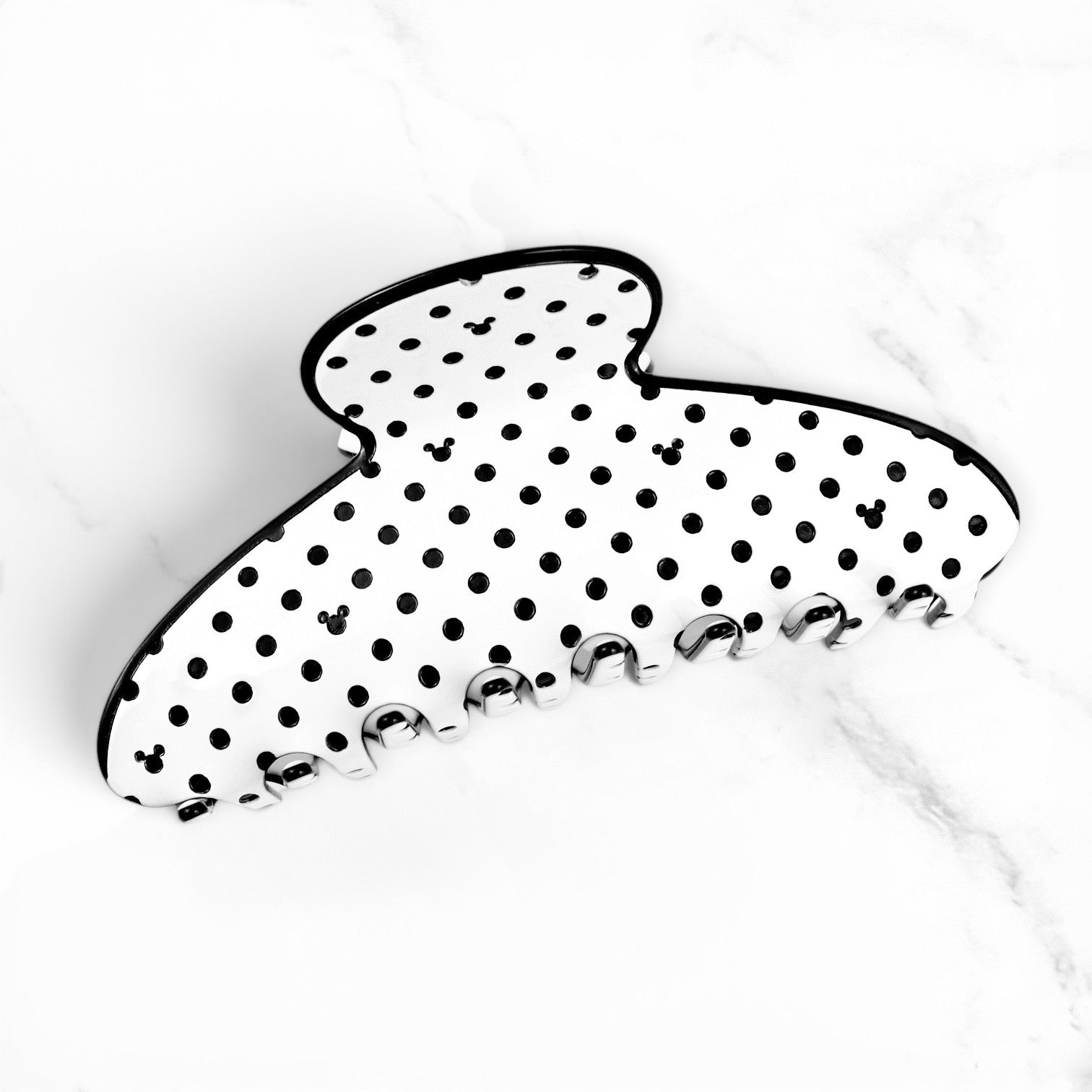 Claw Clip ~ Classic Polka Dots 5 INCH