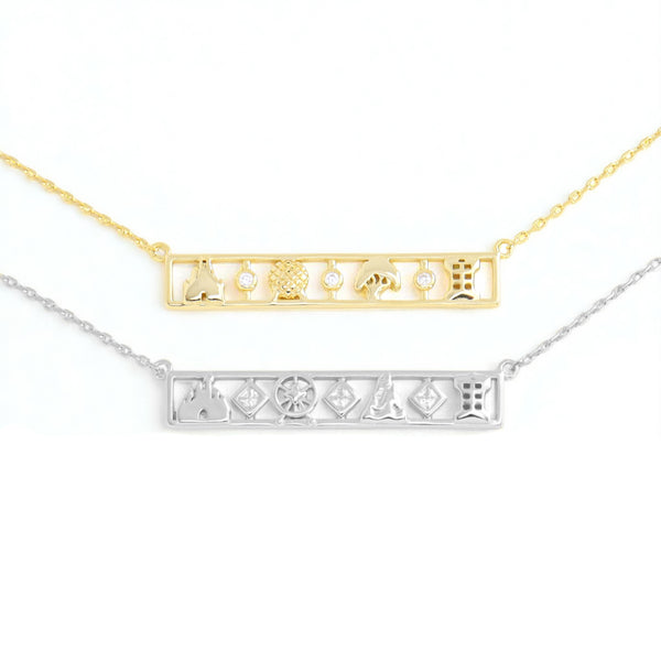 Necklace ~ Sterling Collection ~ Land and World