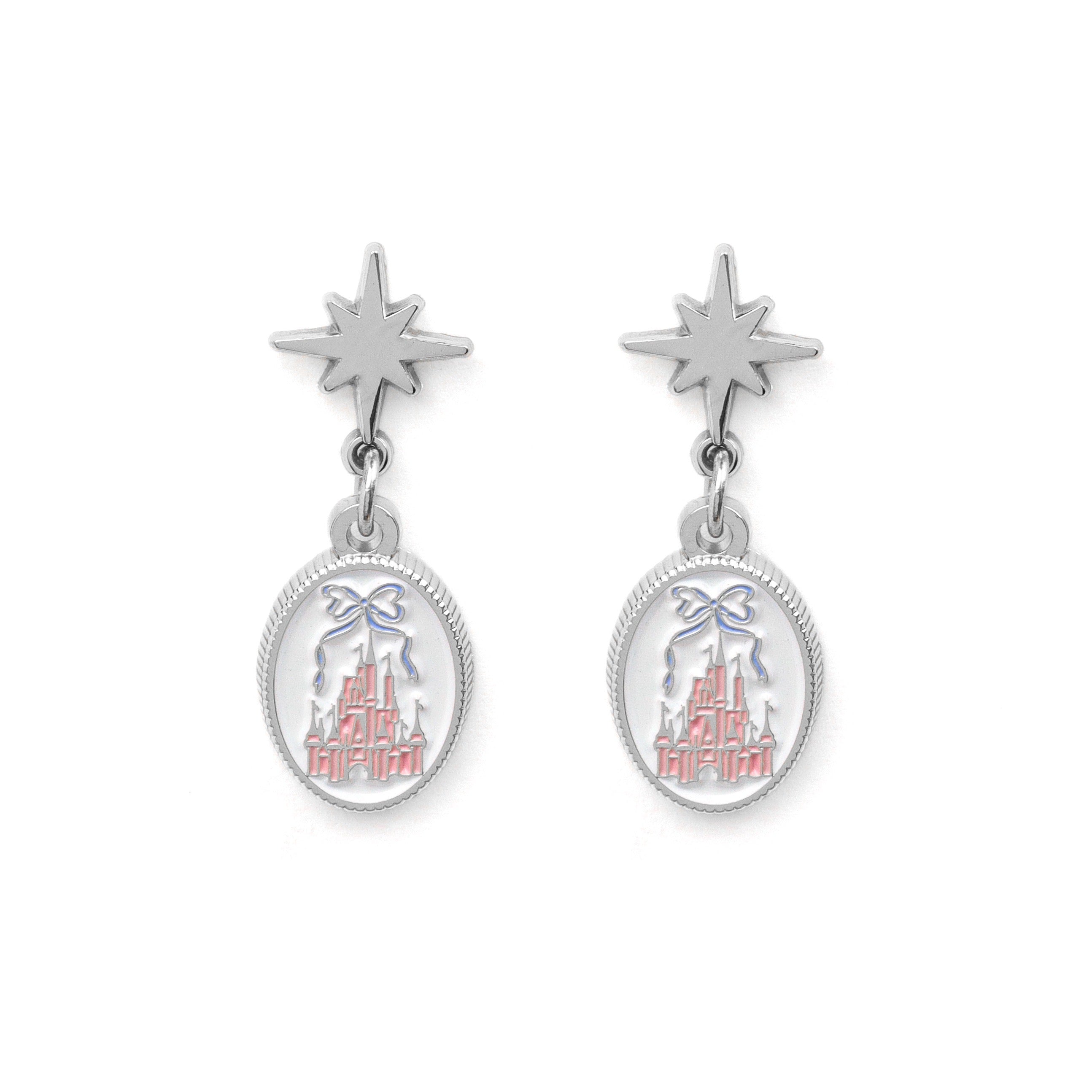 Earrings - Castle and Bows Dangles