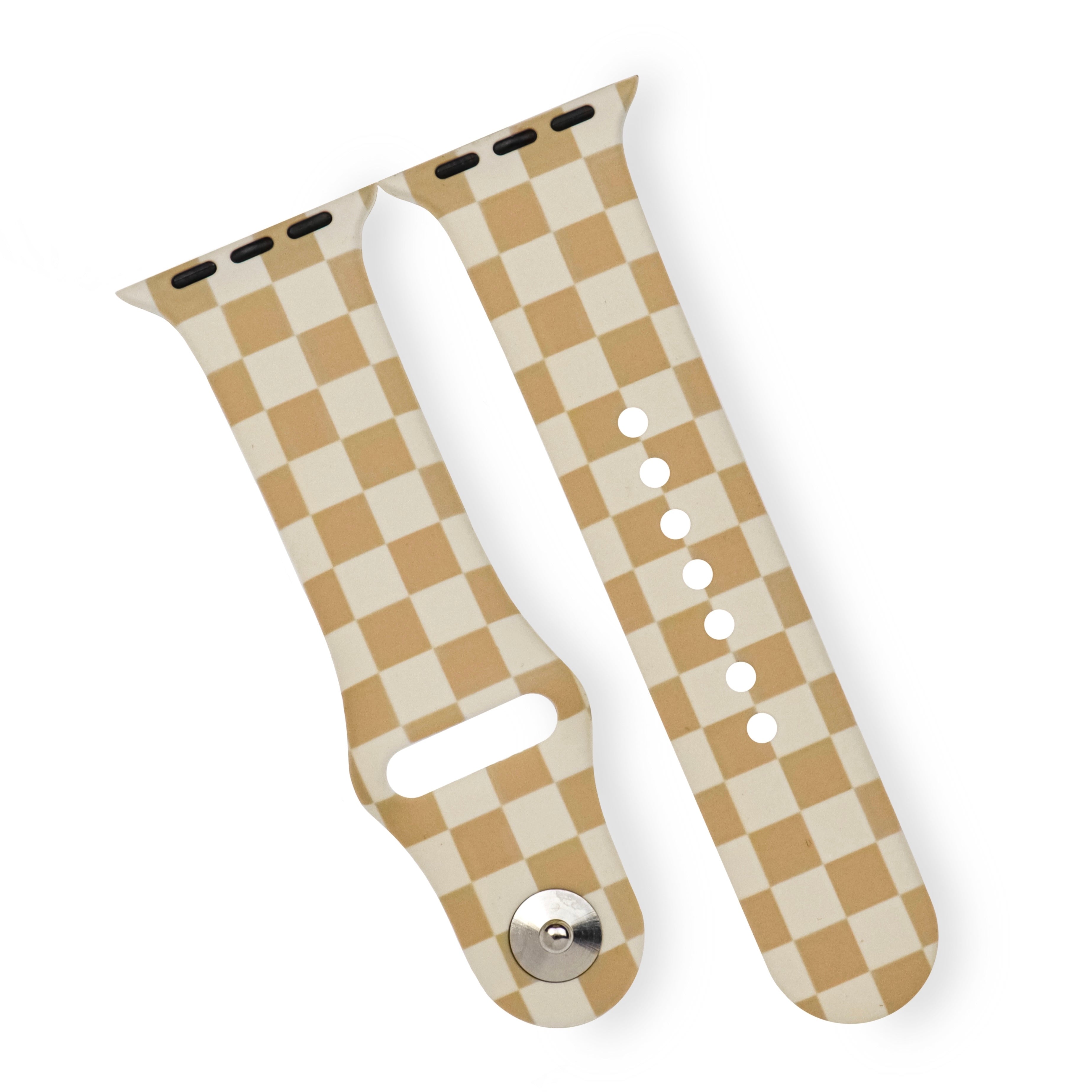 Watch Band ~ Neutral Checkerboard