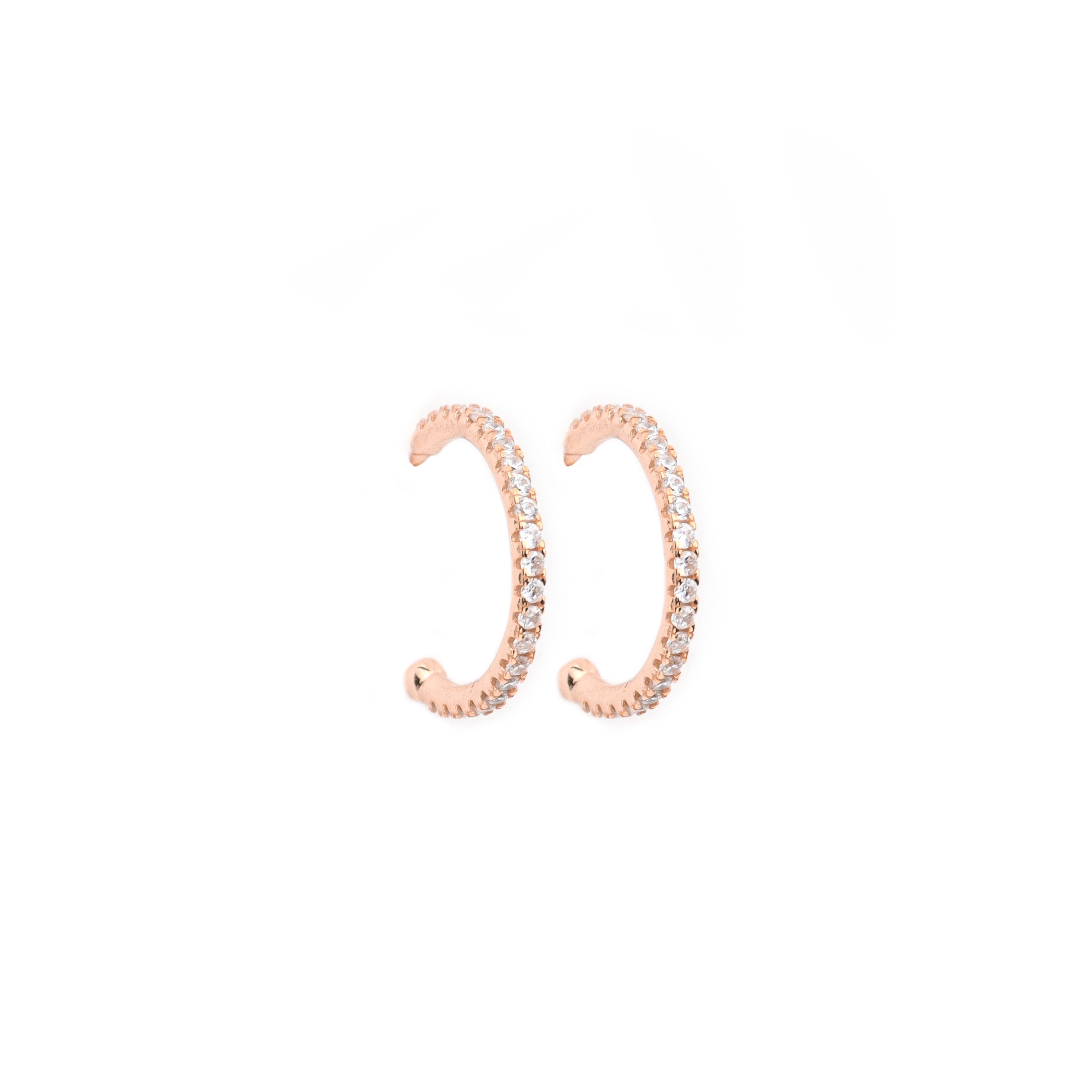 Earrings ~ Sterling Collection ~ Pumpkin Interchangeable Huggie Hoops