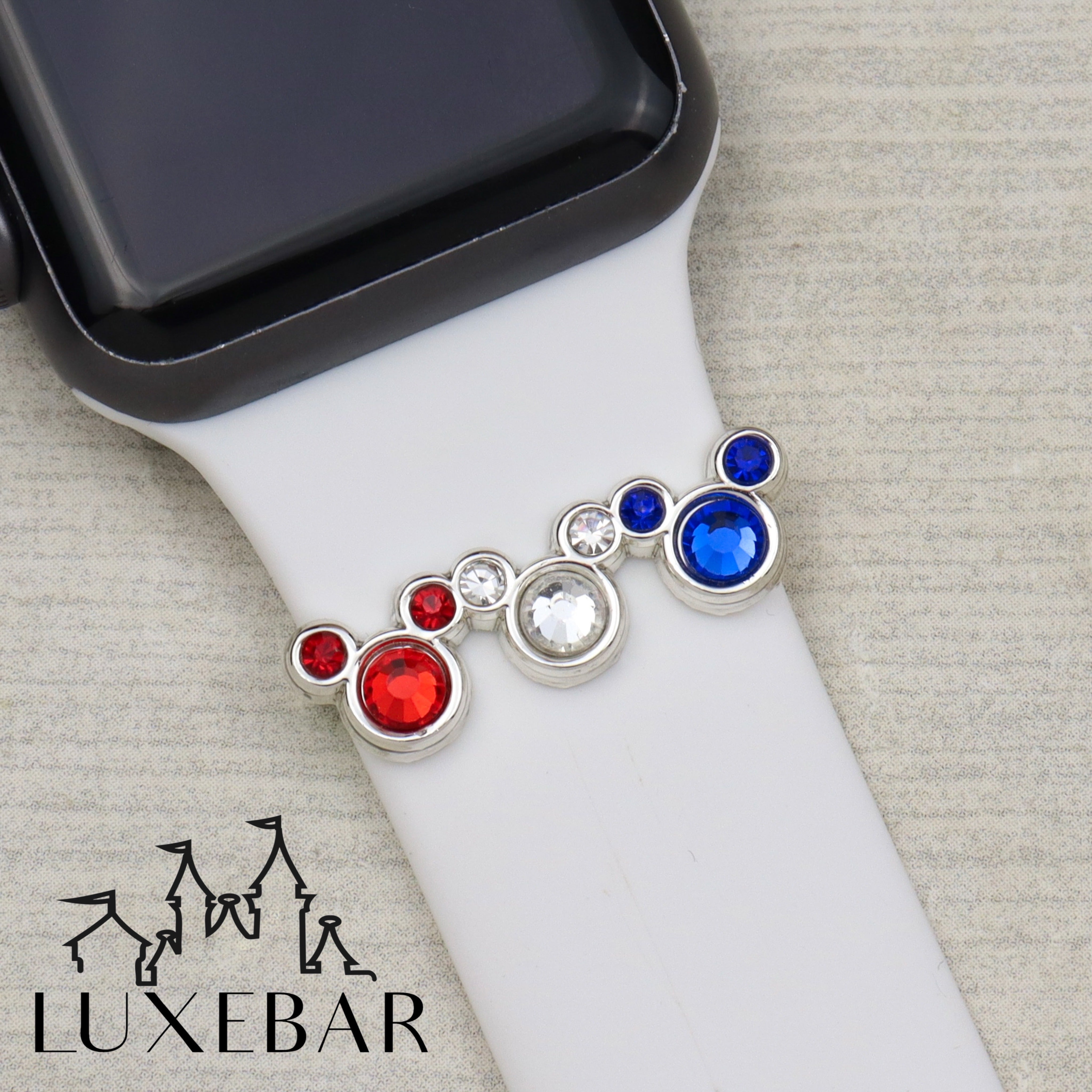 LuxeBar Sparkle ~ Mr. Mouse Triple Stacking Bar (more colors available)