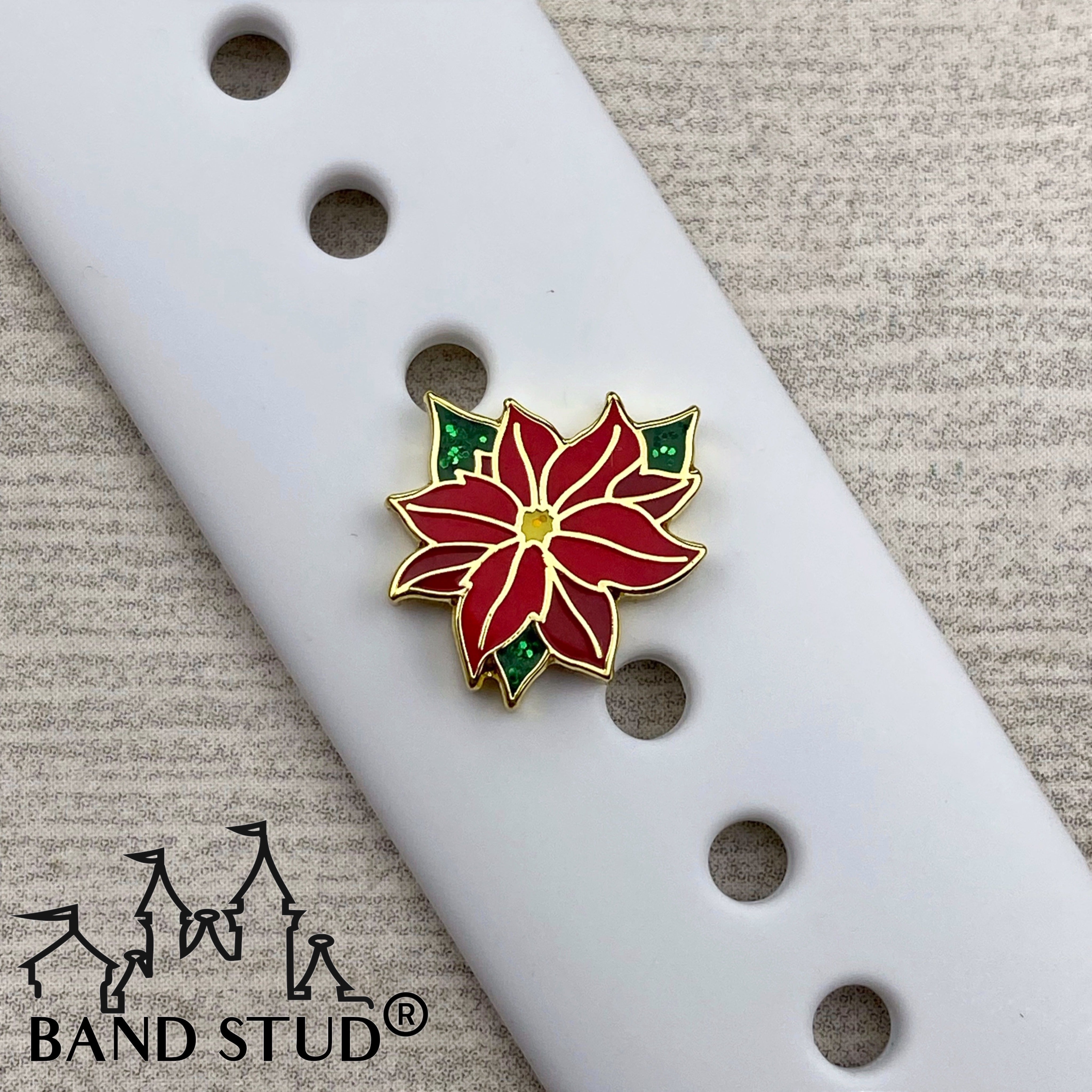 Band Stud® - Christmas Collection - Poinsettia