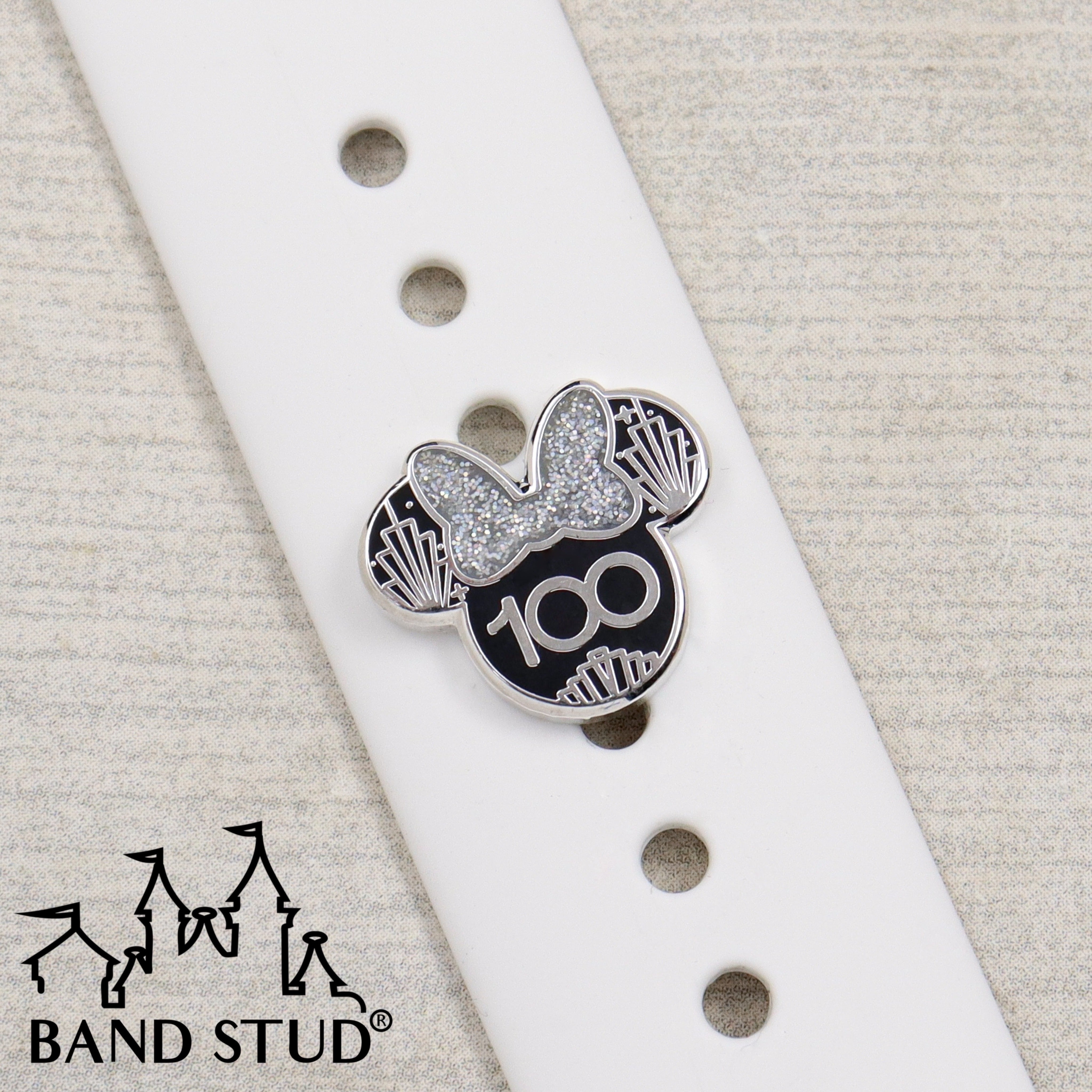100th Celebration Band Stud® - Miss Mouse