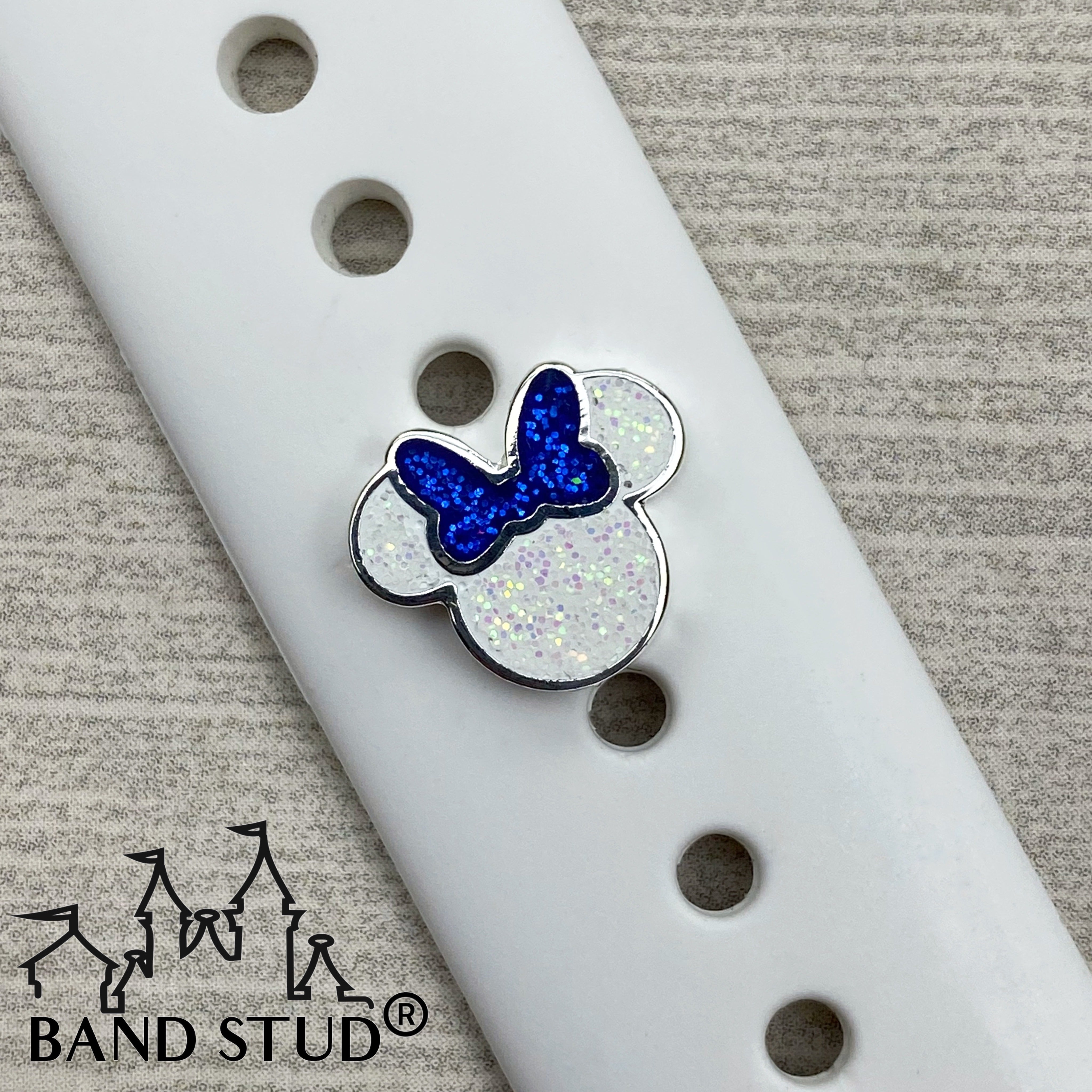 Band Stud® - Magical Miss - Sapphire and White