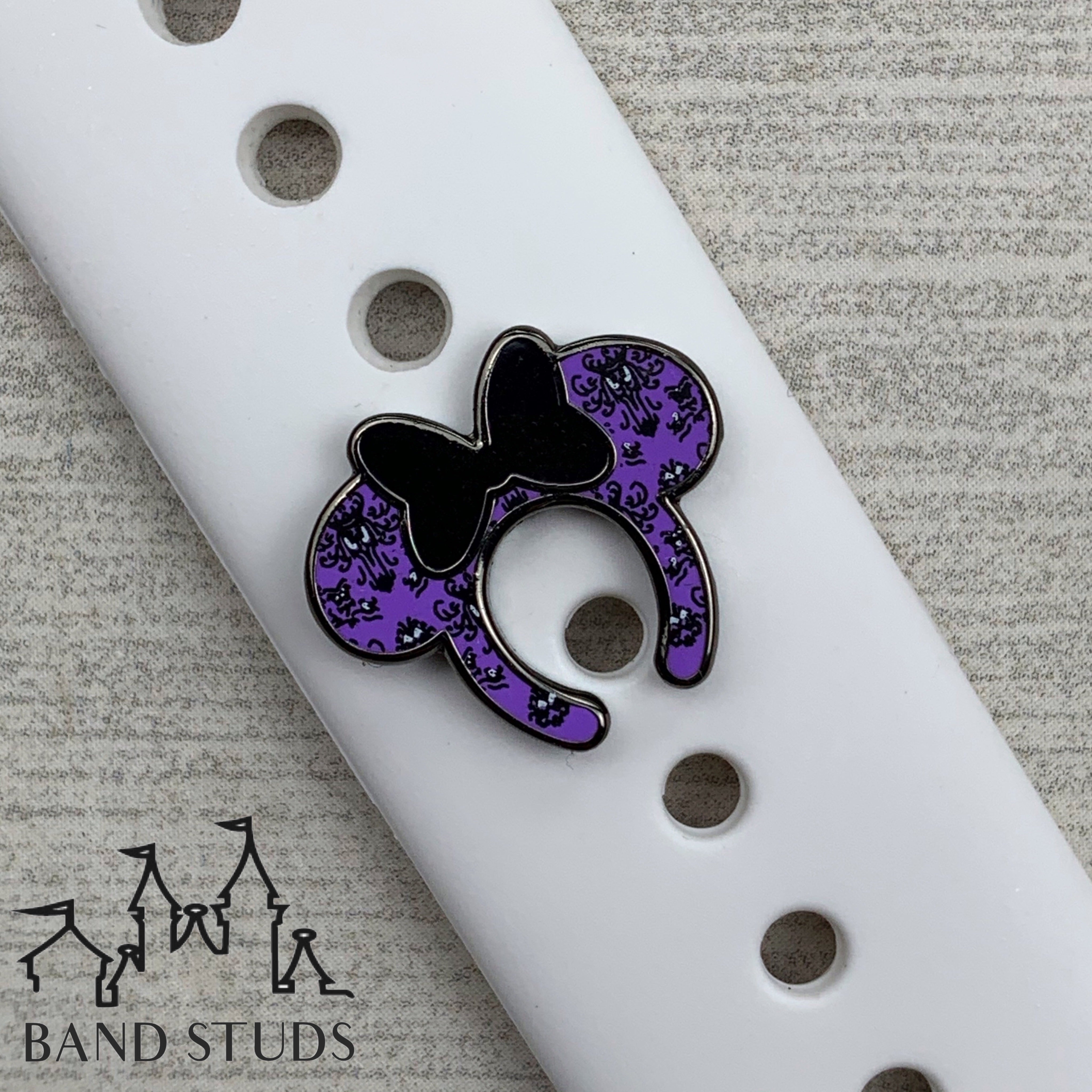 Band Stud® - Miss Mouse Ears - Haunted Mansion Wallpaper