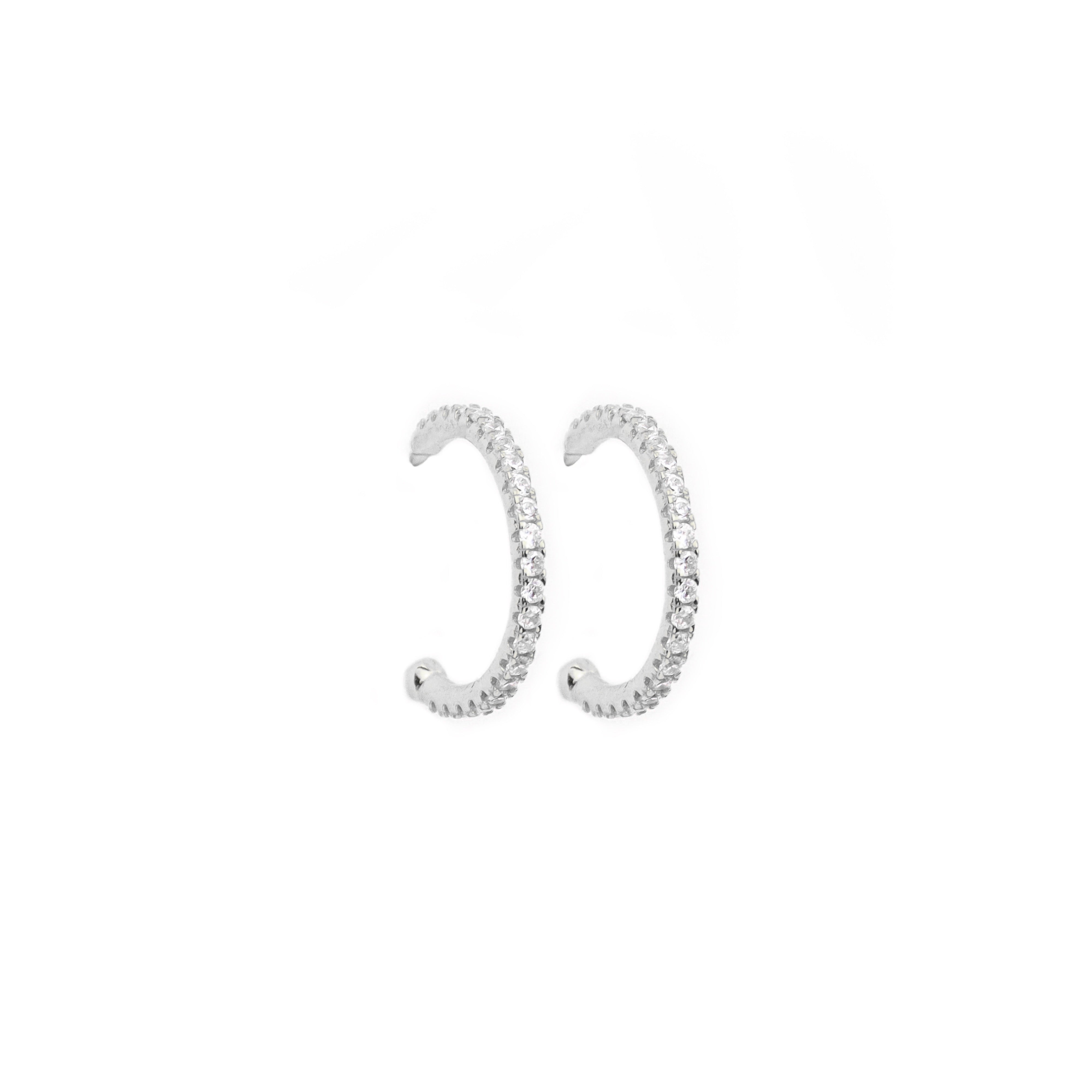 Earrings ~ Sterling Collection  ~ Interchangeable Huggie Hoops