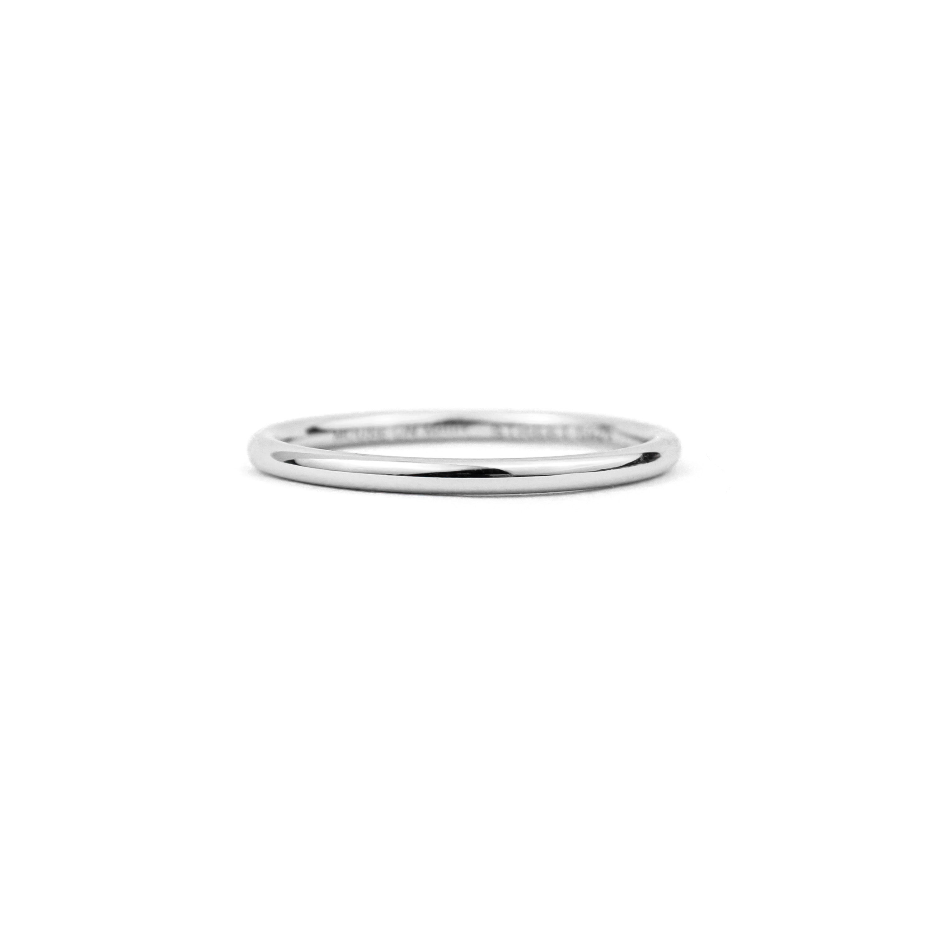 Ring ~ Sterling Collection ~ Solid Round Stacker MARKDOWN