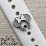 Band Stud® - Silver Holo Miss Mouse Ears